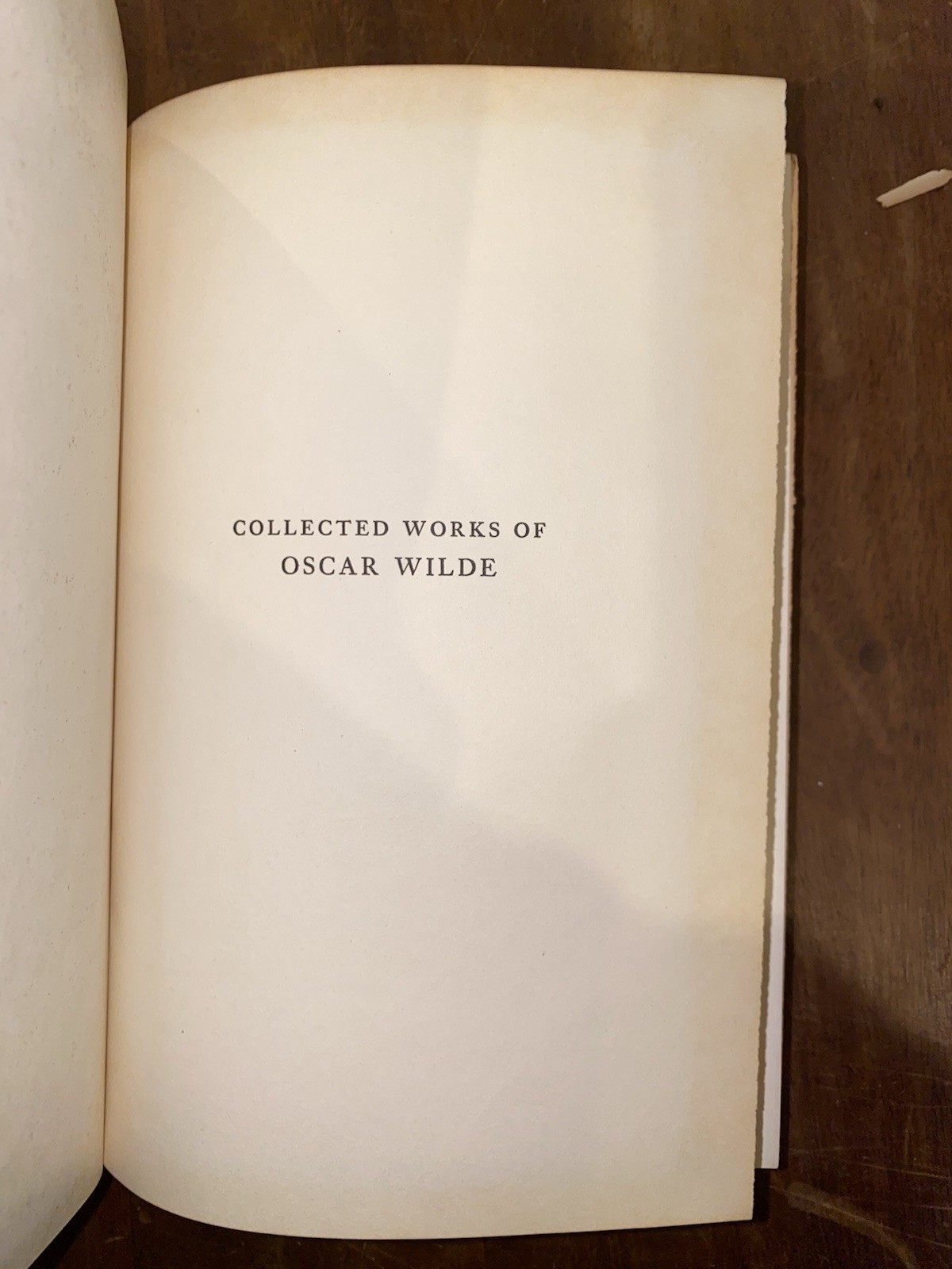 Vintage Oscar Wilde Collected Works Red Leather Library Edition Book HC