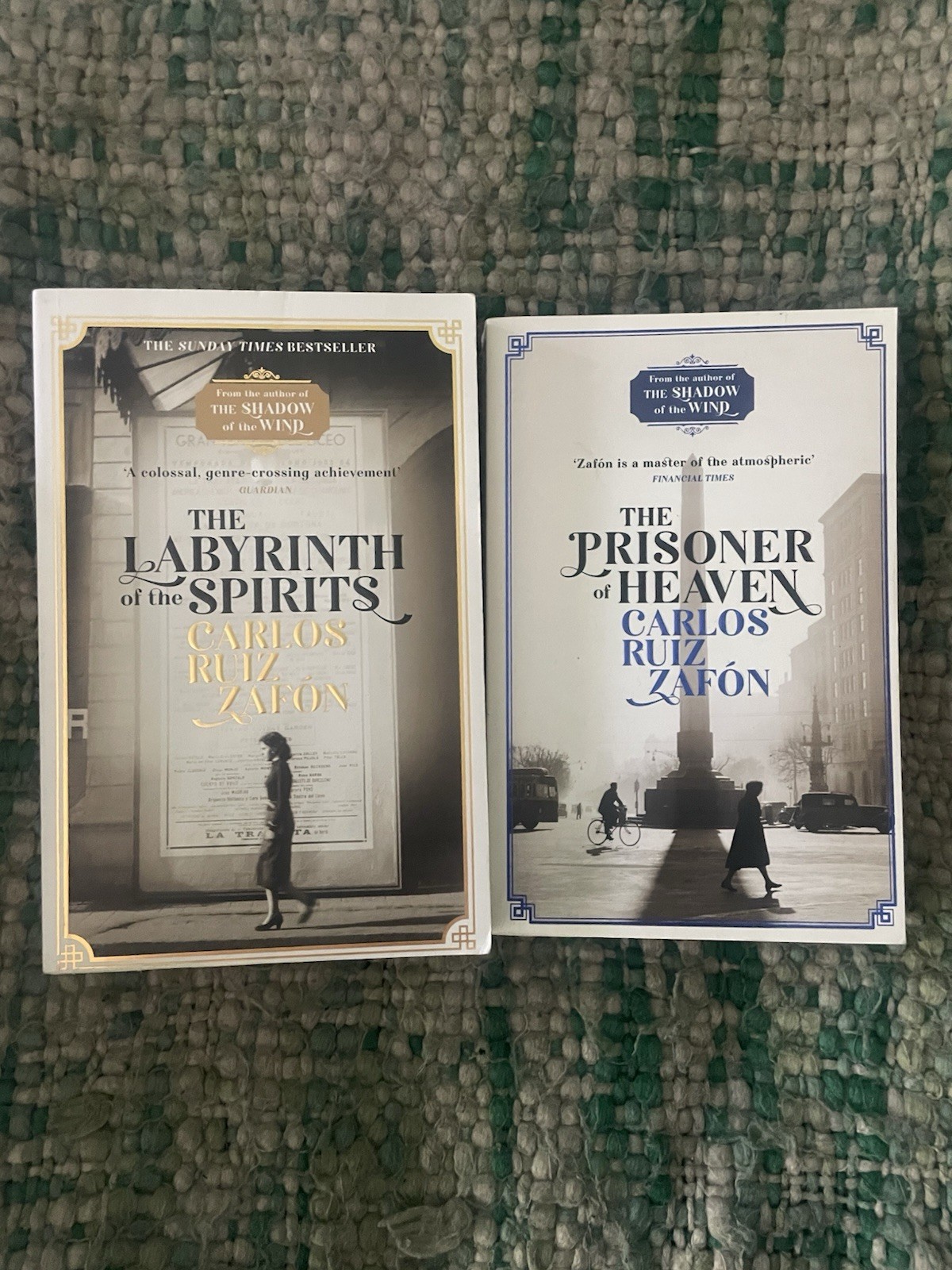 The Labyrinth of the Spirits + the prisoner of Heaven 2 books Carlos Ruiz Zafon