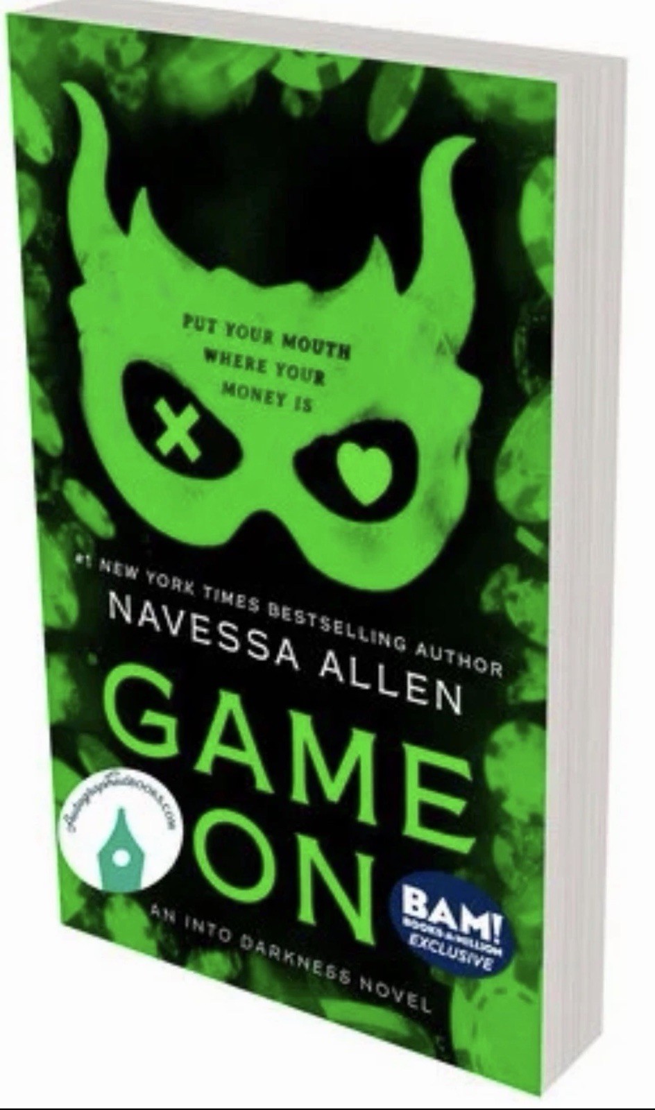 AUTOGRAPHED Navessa Allen SIGNED Book GAME ON Exclusive Edition w/ Bonus Chapter