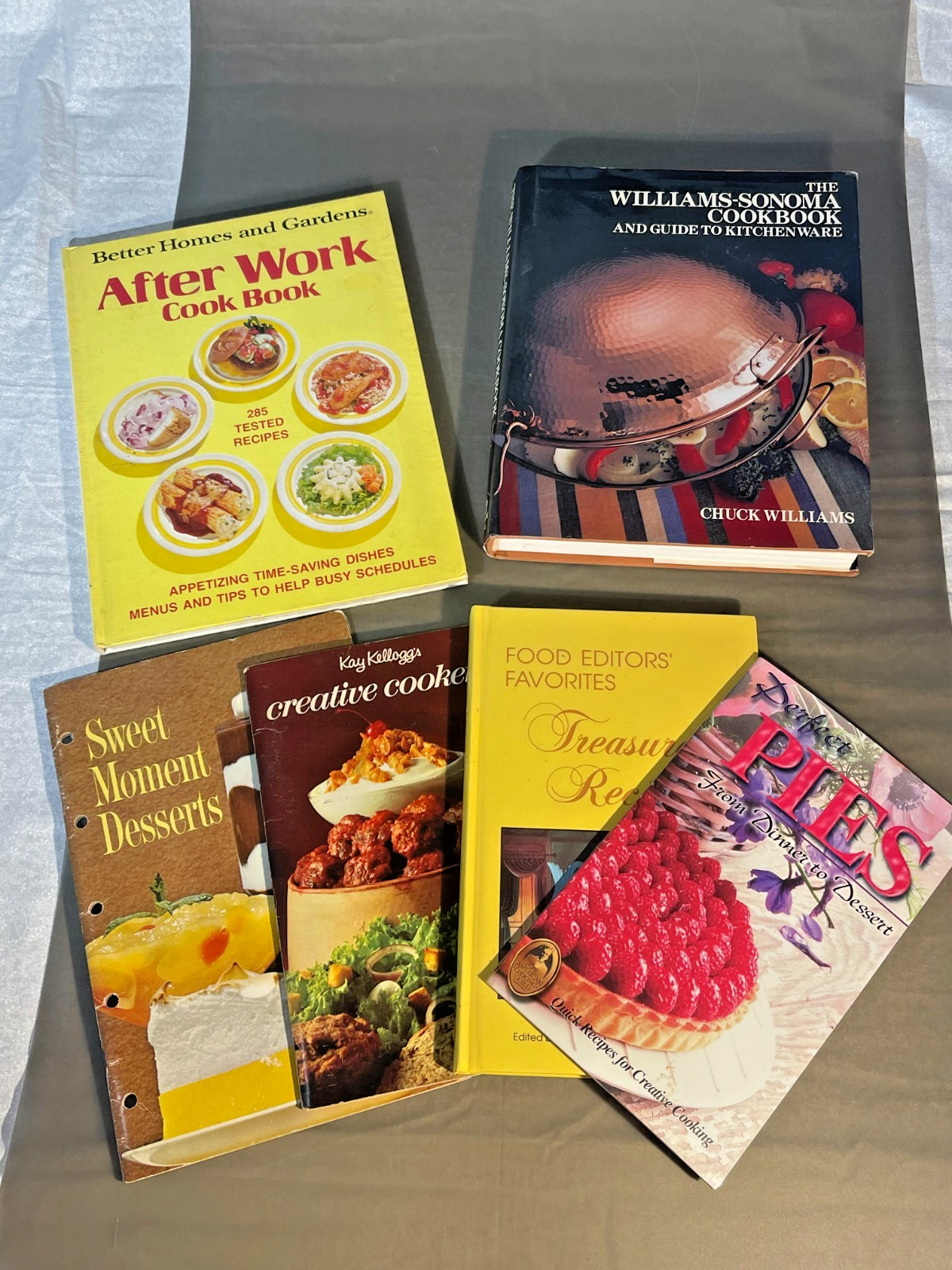 6 Asst. Vintage Cookbooks (See Desc.) (1699)