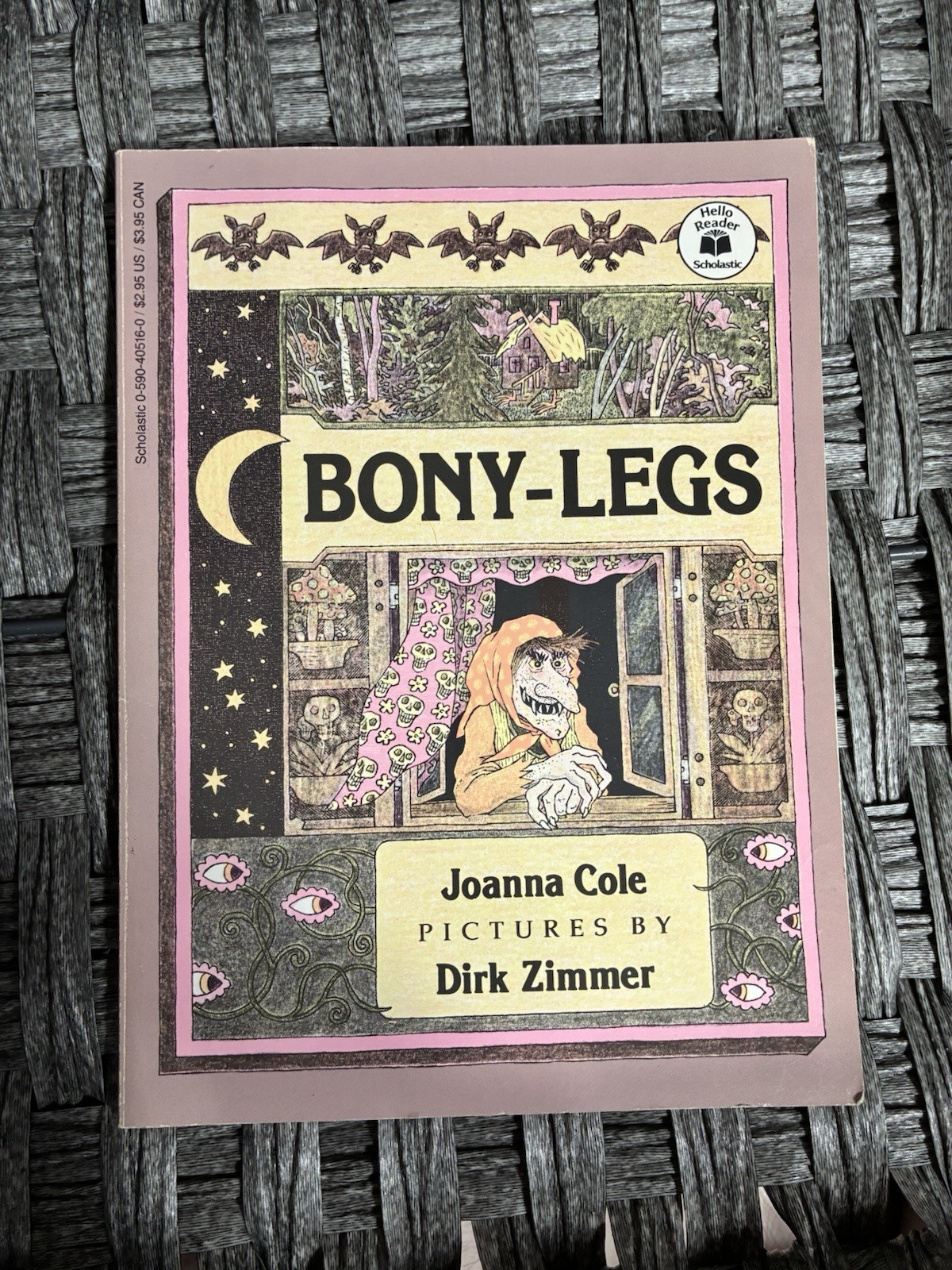 BONY-LEGS 1983 BY JOANNA COLE, DIRK ZIMMER, BABA YAGA, RUSSIAN FOLKLORE, VINTAGE