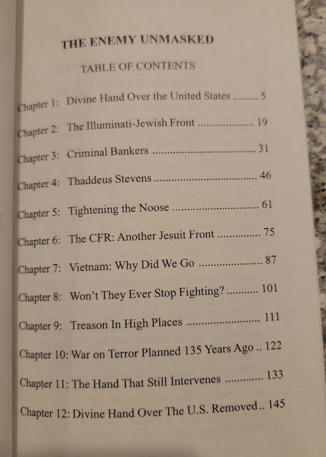 The Secret Terrorists and The Enemy Unmasked-Bill Hughes Conspiracy Book Bundle