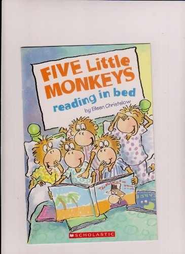 Five Little Monkeys Reading in Bed – Paperback, by Christelow Eileen – Very Good