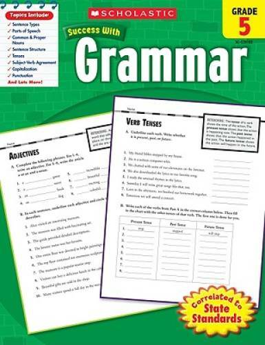 Scholastic Success With Grammar, Grade 5 (Scholastic Success with Workboo – GOOD