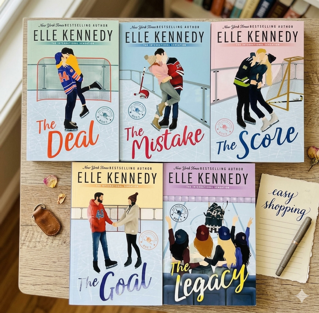 The off Campus 5 book set by Elle Kennedy English Paperback Free Ship USA