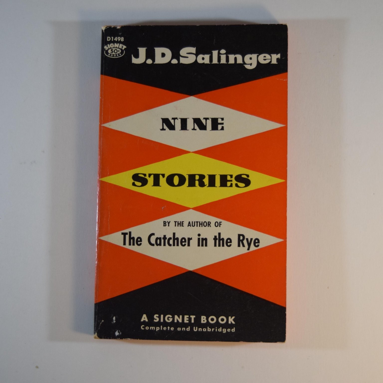 Nine Stories J.D. Salinger 1960 Sixth Printing Short Stories Signet Book