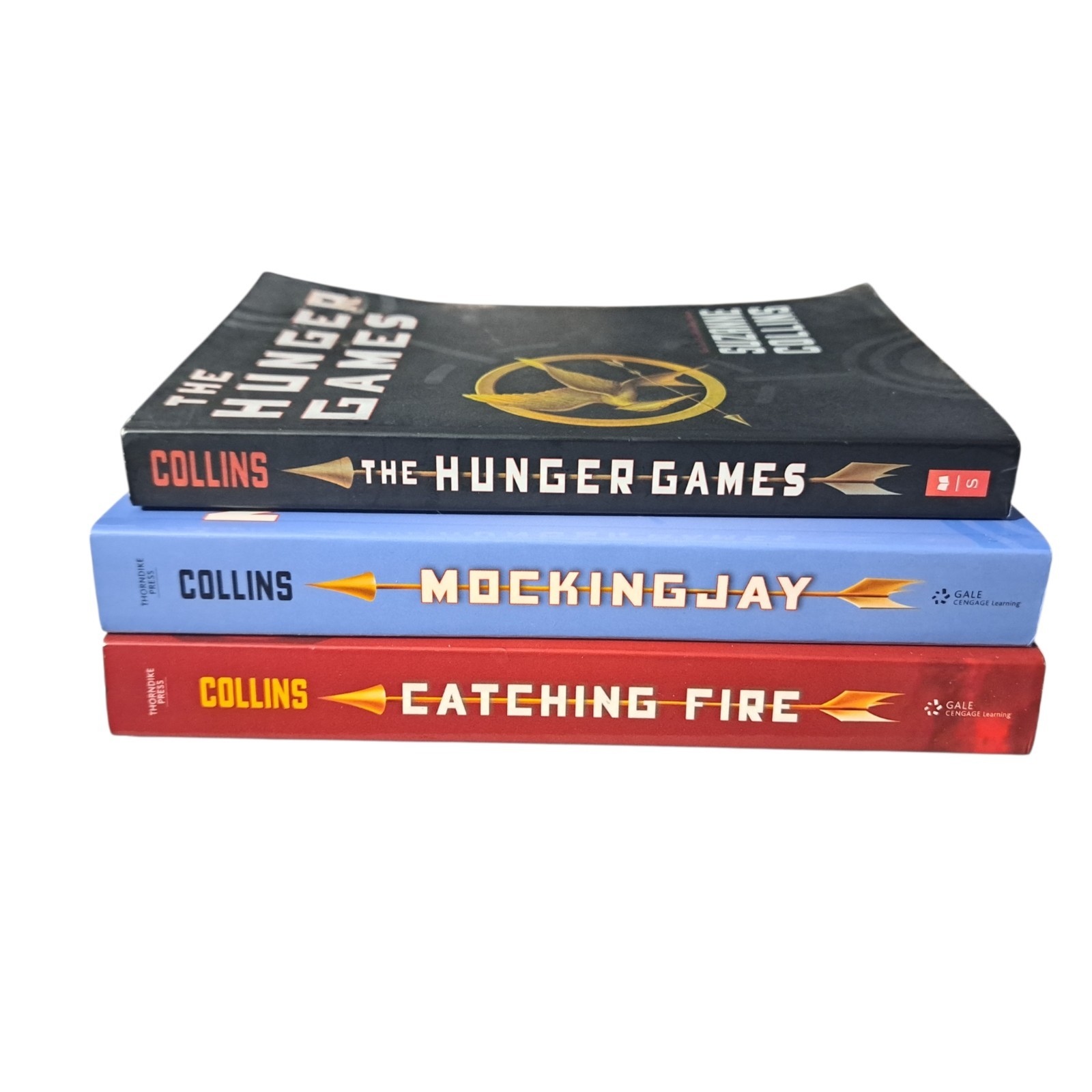 The Hunger Games 3 Book Set : Suzanne Collins LARGE PRINT * MOCKINGJAY*CATCHING