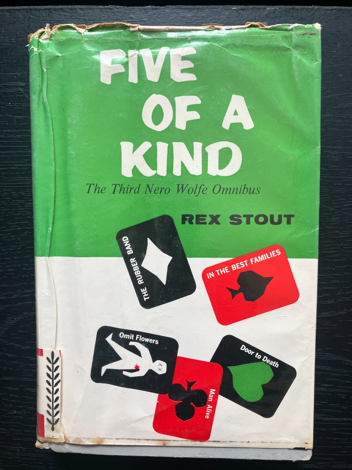 Five of a Kind: The Third Nero Wolfe Omnibus, Rex Stout, 1st Edition 1961 HC DJ