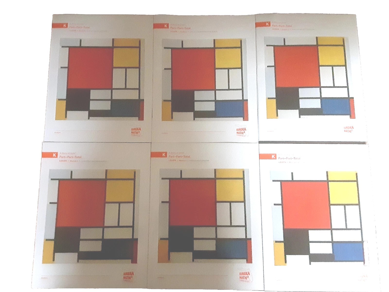 Eureka Math Squared Grade K Student Learn Module 1-6 Great Minds Florida Edition