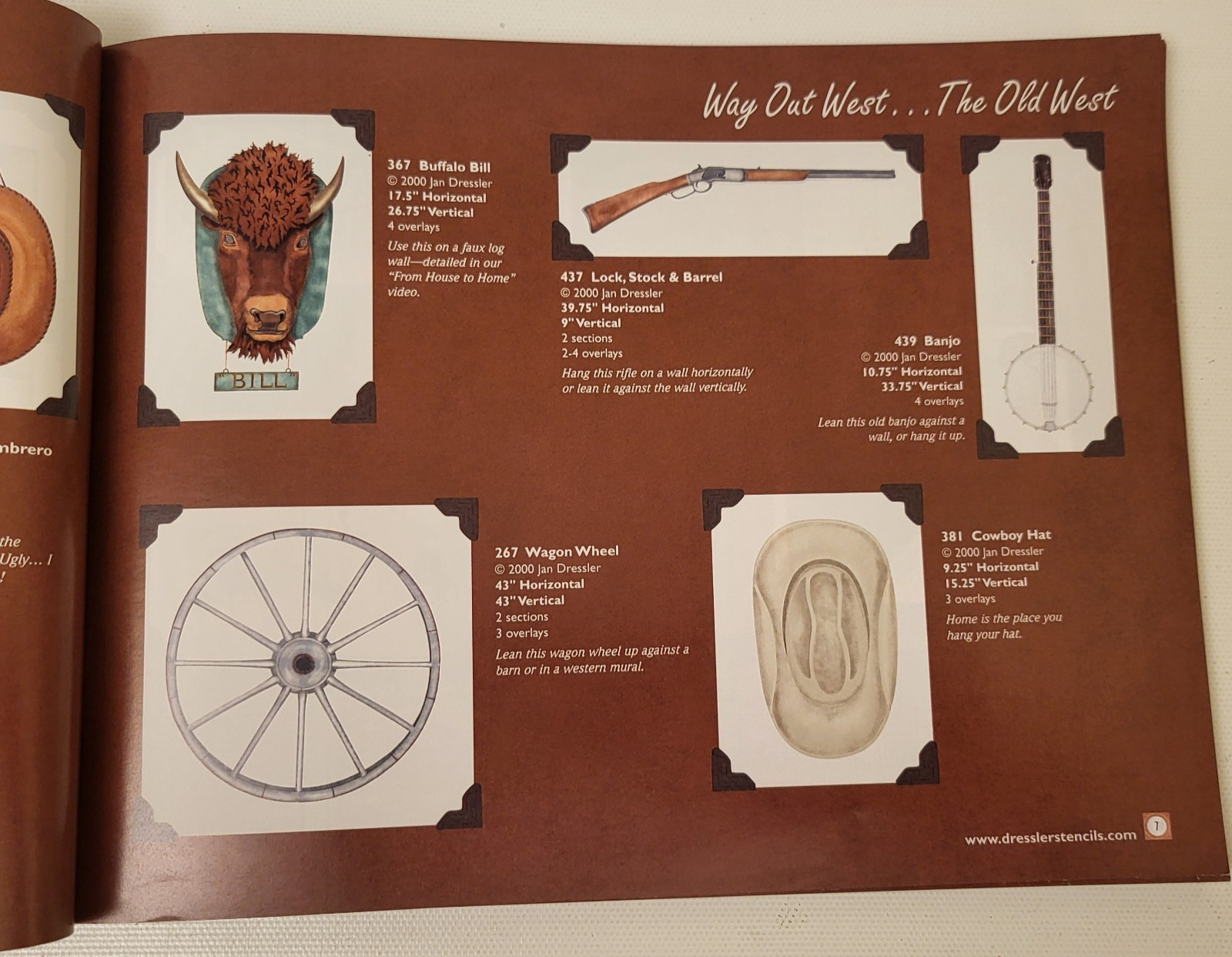 2001 Dressler Stencil Company Illustrated Product Catalog Book – 160 pages