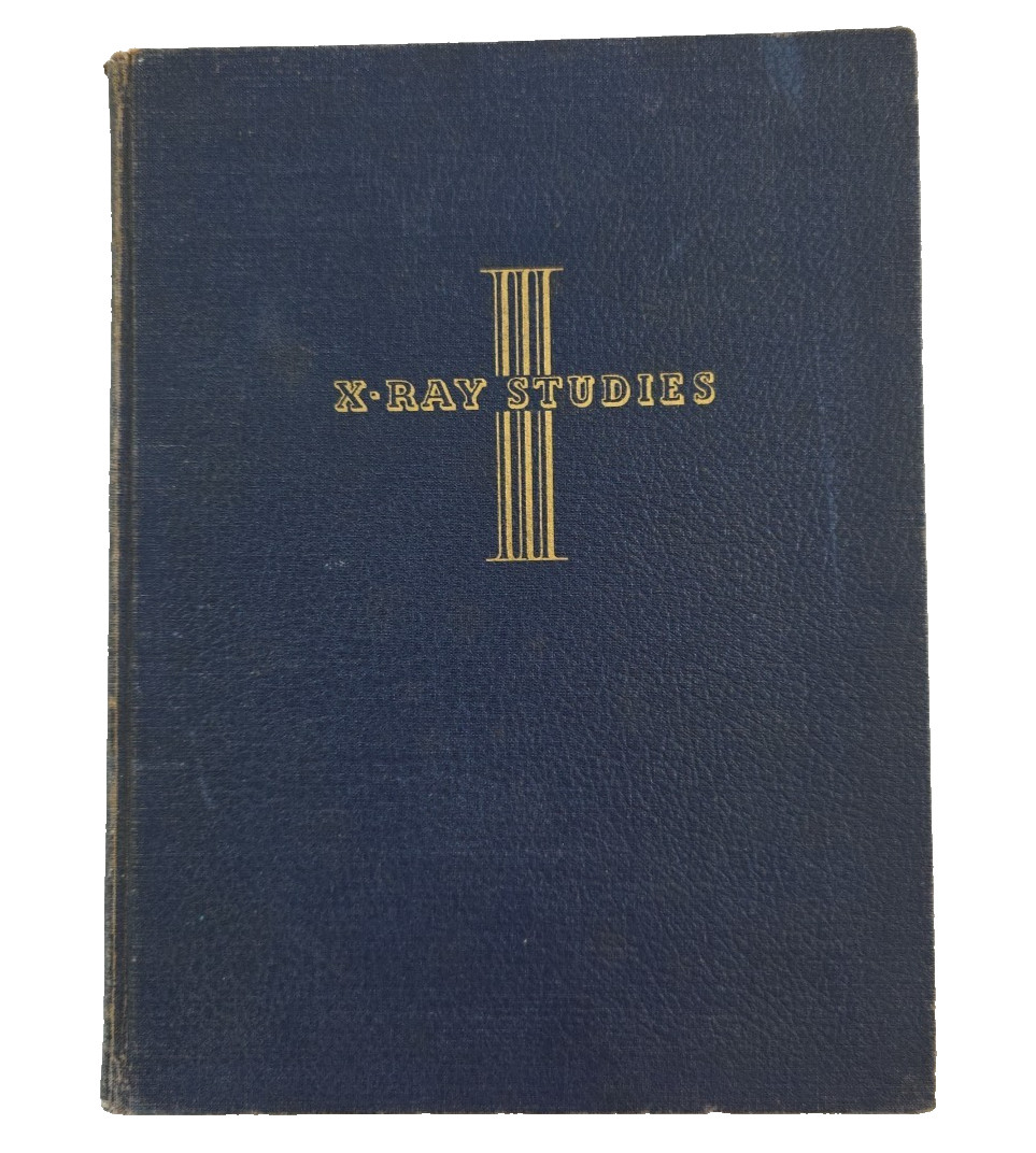 X-RAY STUDIES 1936 General Electric Company Hardcover San Quentin State Prison