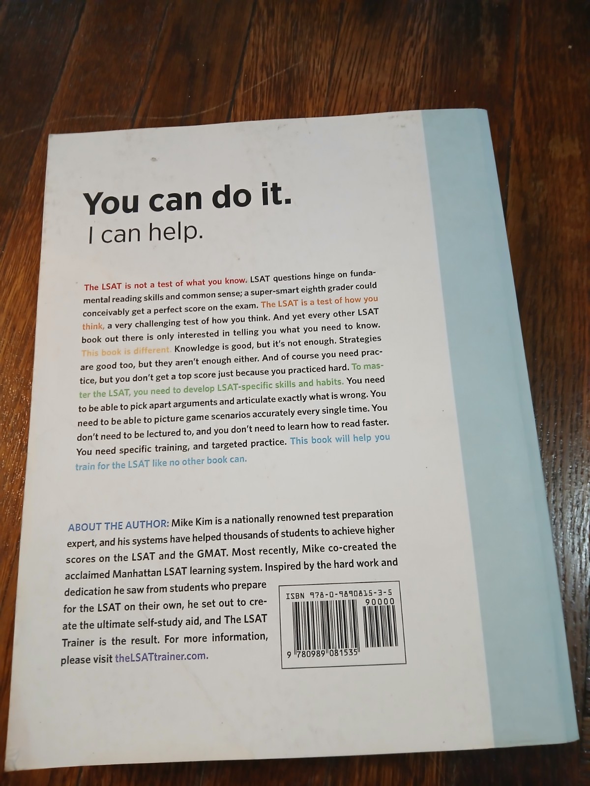 LSAT Trainer : A Remarkable Self-Study Guide for the Self-Driven Student by Mike