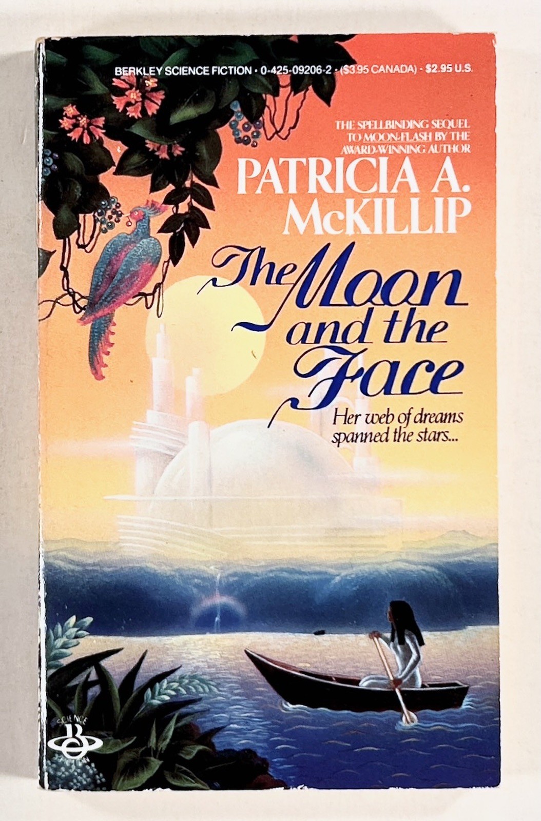 1986 Patricia A McKillip THE MOON & THE FACE epic SF/fantasy series BERKLEY PB