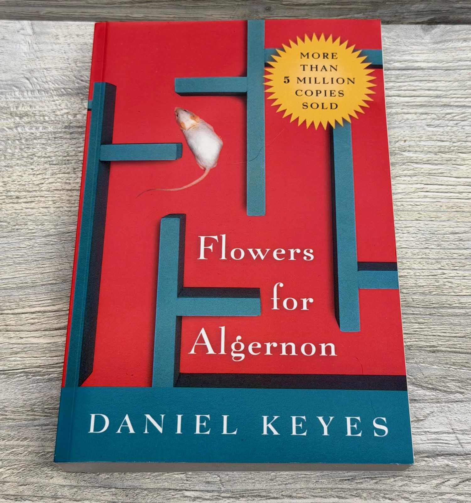 Flowers for Algernon Daniel Keyes Paperback Novel Hugo Nebula Award Winner