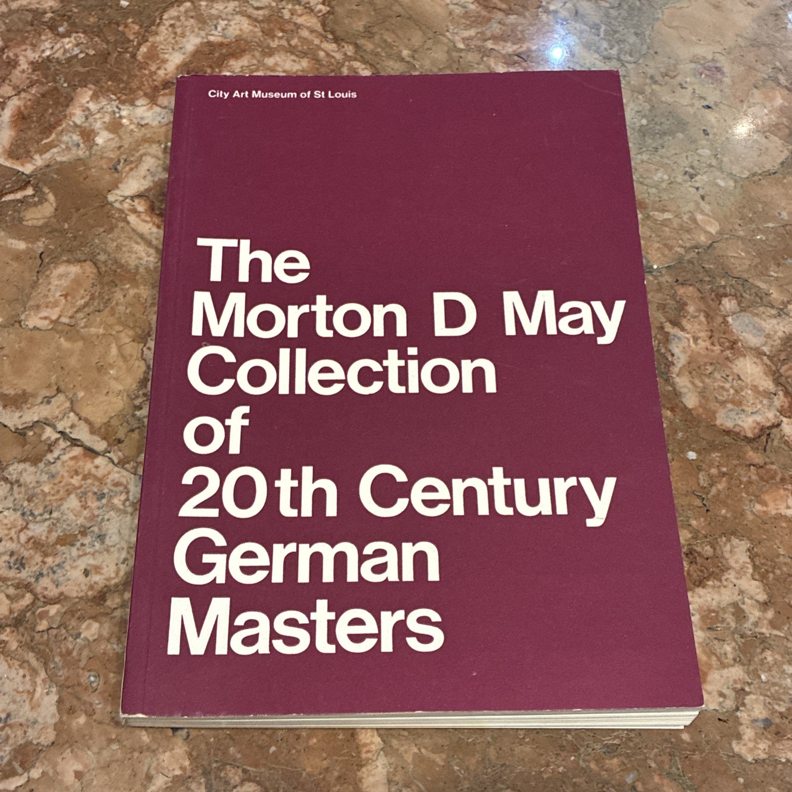 Book Morton May Collection of 20th Century German Art St Louis Vintage Books