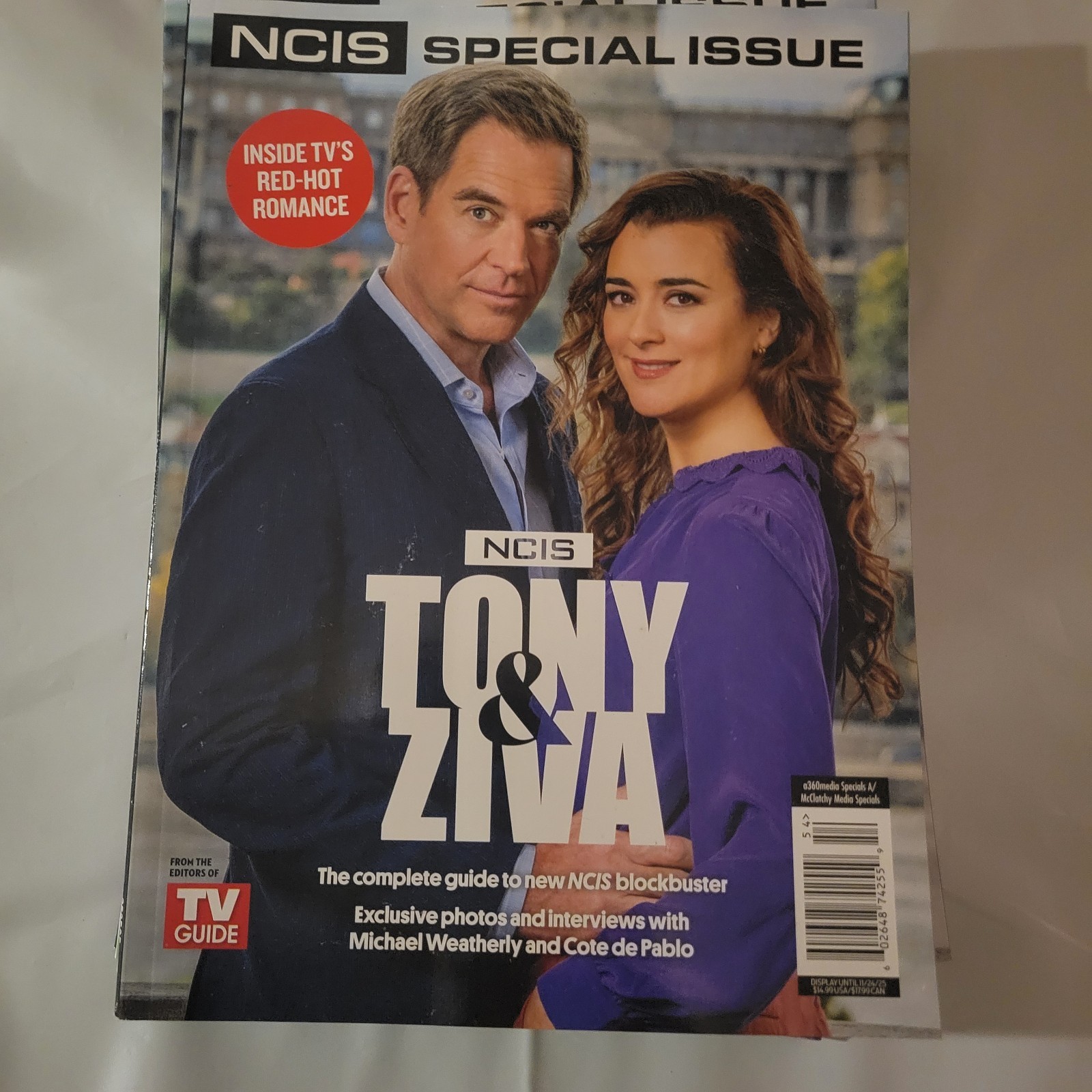 NCIS Tony & Ziva: TV Guide Magazine 2025 ~ Inside TV’s Red-Hot Romance