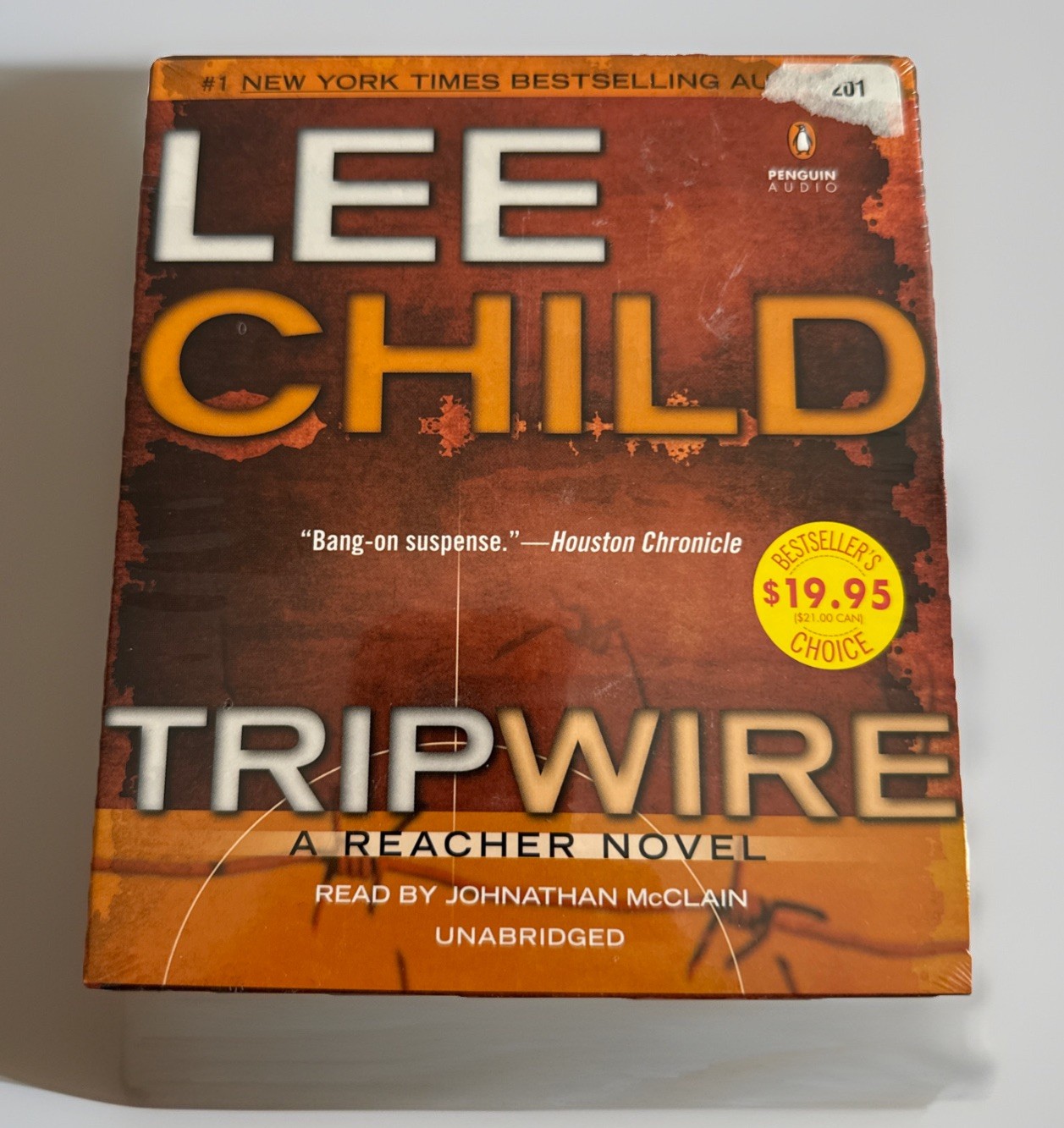 NEW SEALED Audiobook TRIPWIRE Lee Child Jack Reacher 15 Hours 12 CDs Suspense