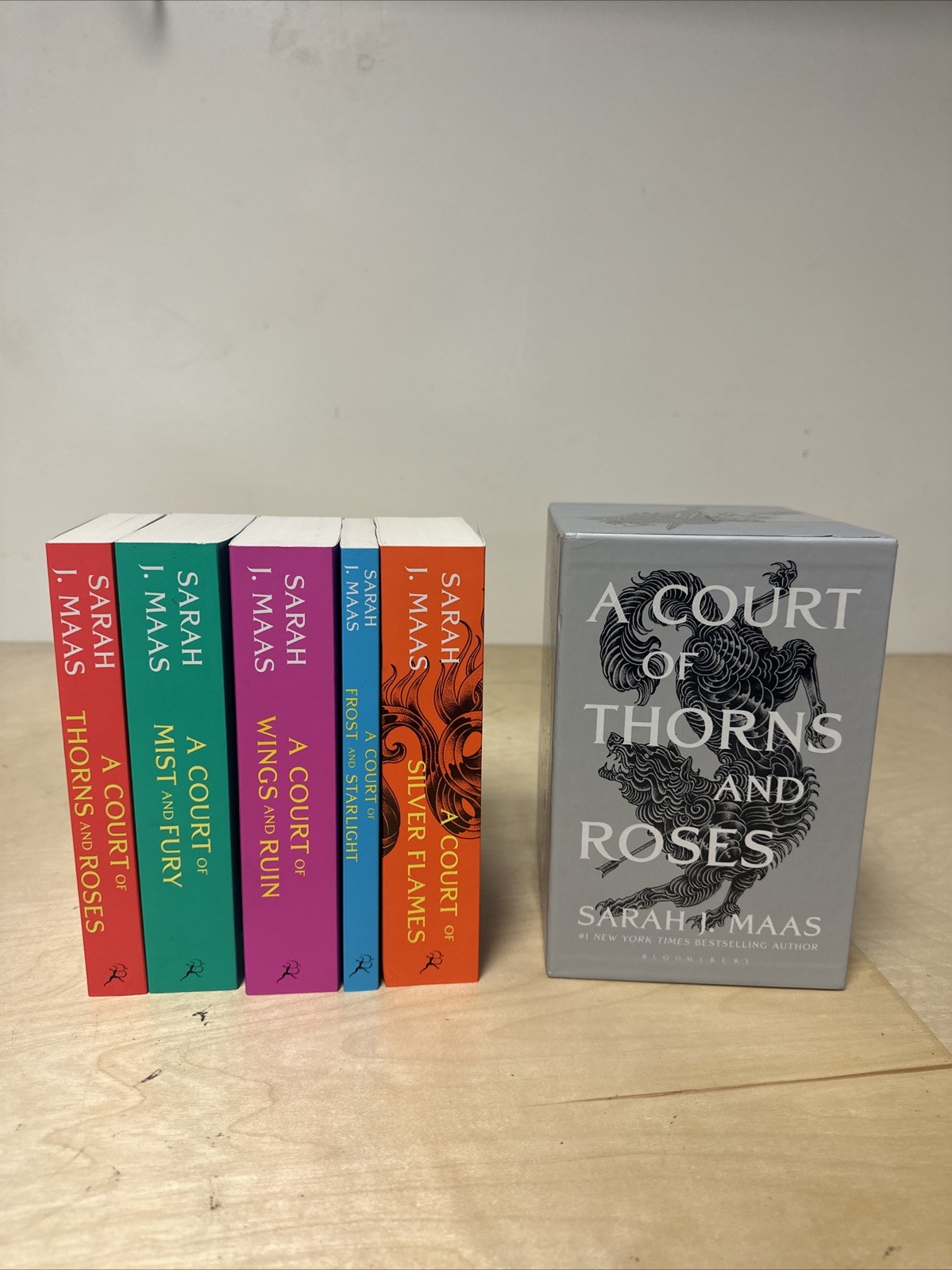 See Images- A Court of Thorns and Roses Series By Sarah J. Maas (5) Books