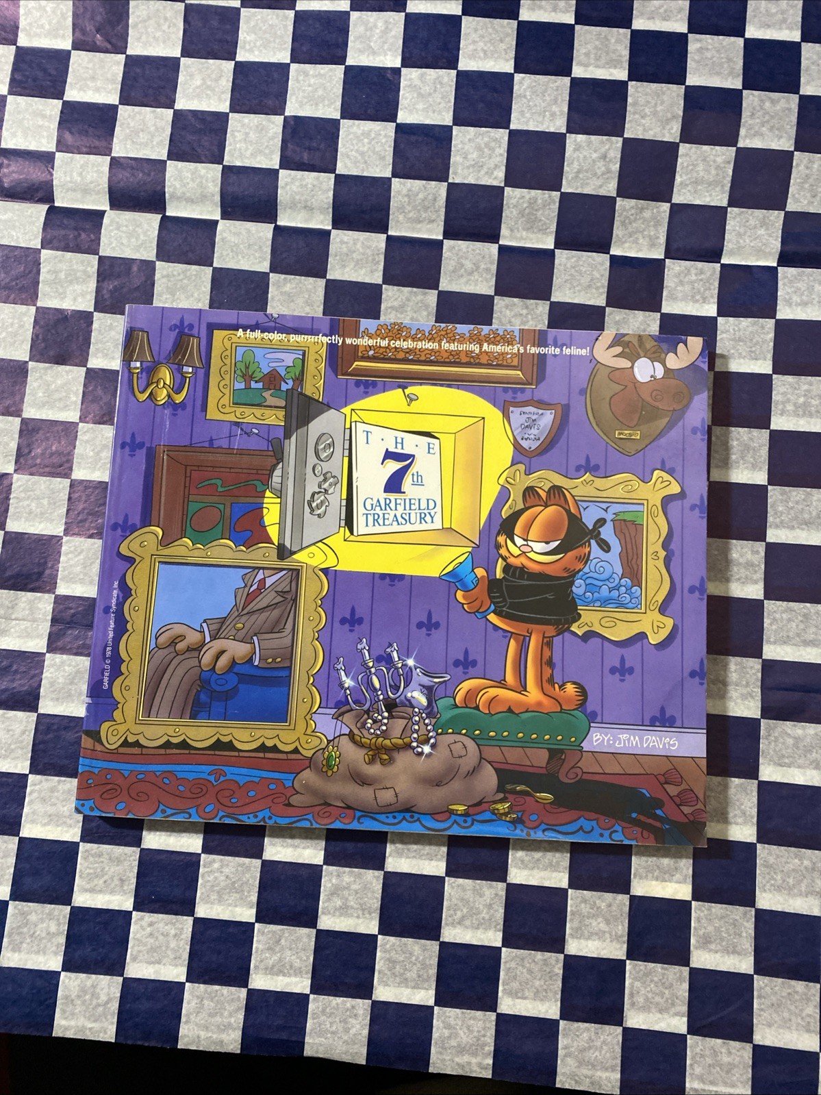 The 7th Garfield Treasury by Jim Davis 1993 Trade Paperback 8.5×10 Inches