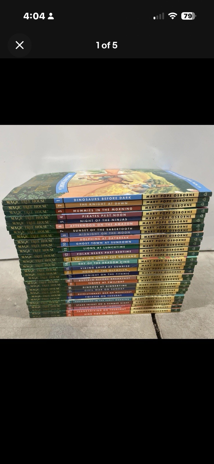 Magic Tree House 1–28 Box Set – Complete 28-Book Collection