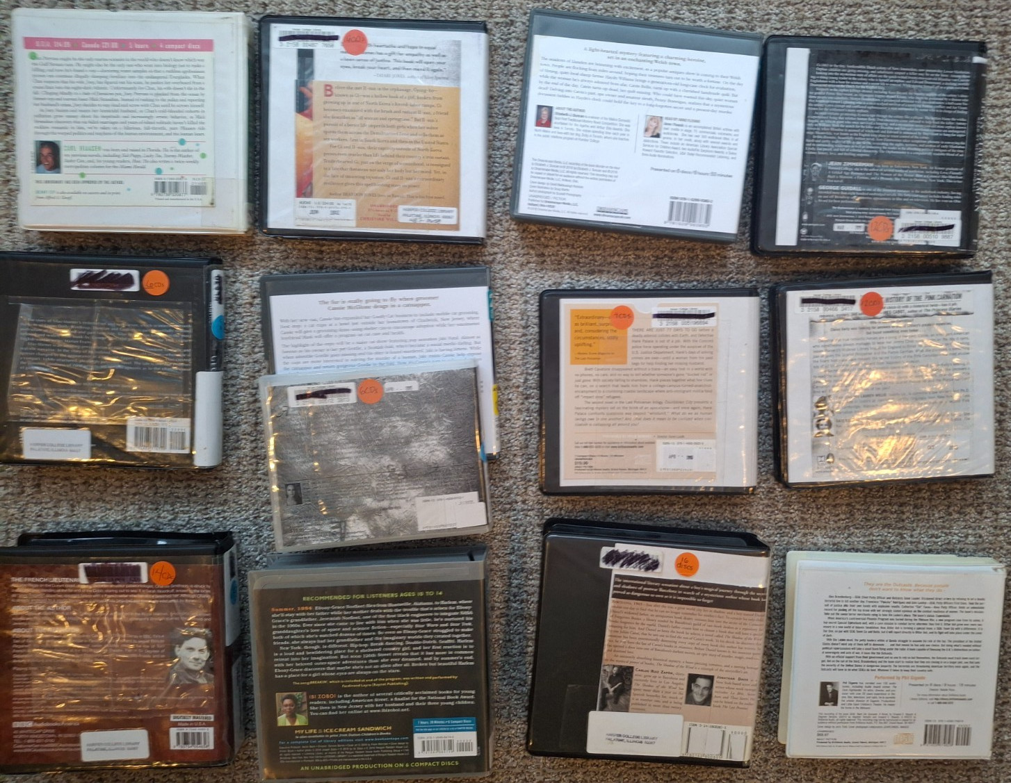 Mixed Lot of 13 Books on CD Audiobooks Best Selling Authors and Titles