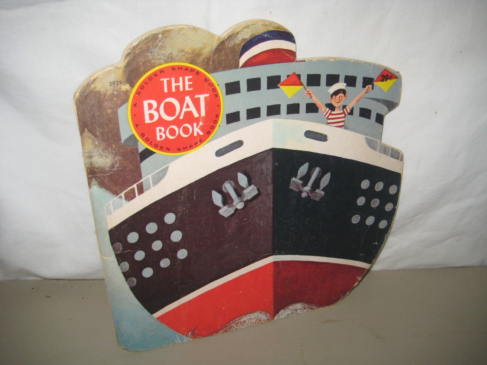 The Boat Book/Joe Kaufman/ 1965/ golden press book/shape