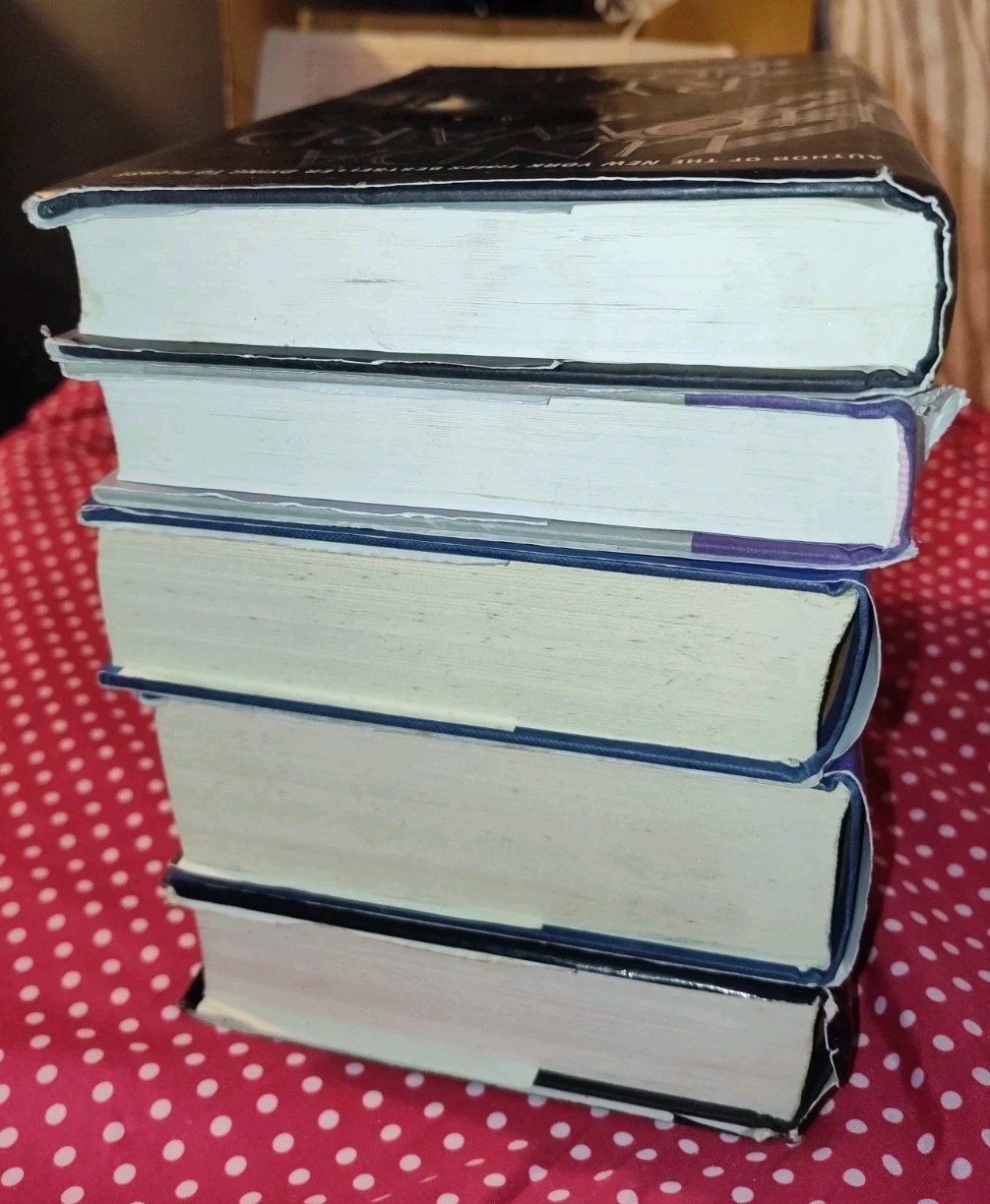 Hardcover Fiction Book Lot of 5 Linda Howard Michener John Jakes Adams Jance HC
