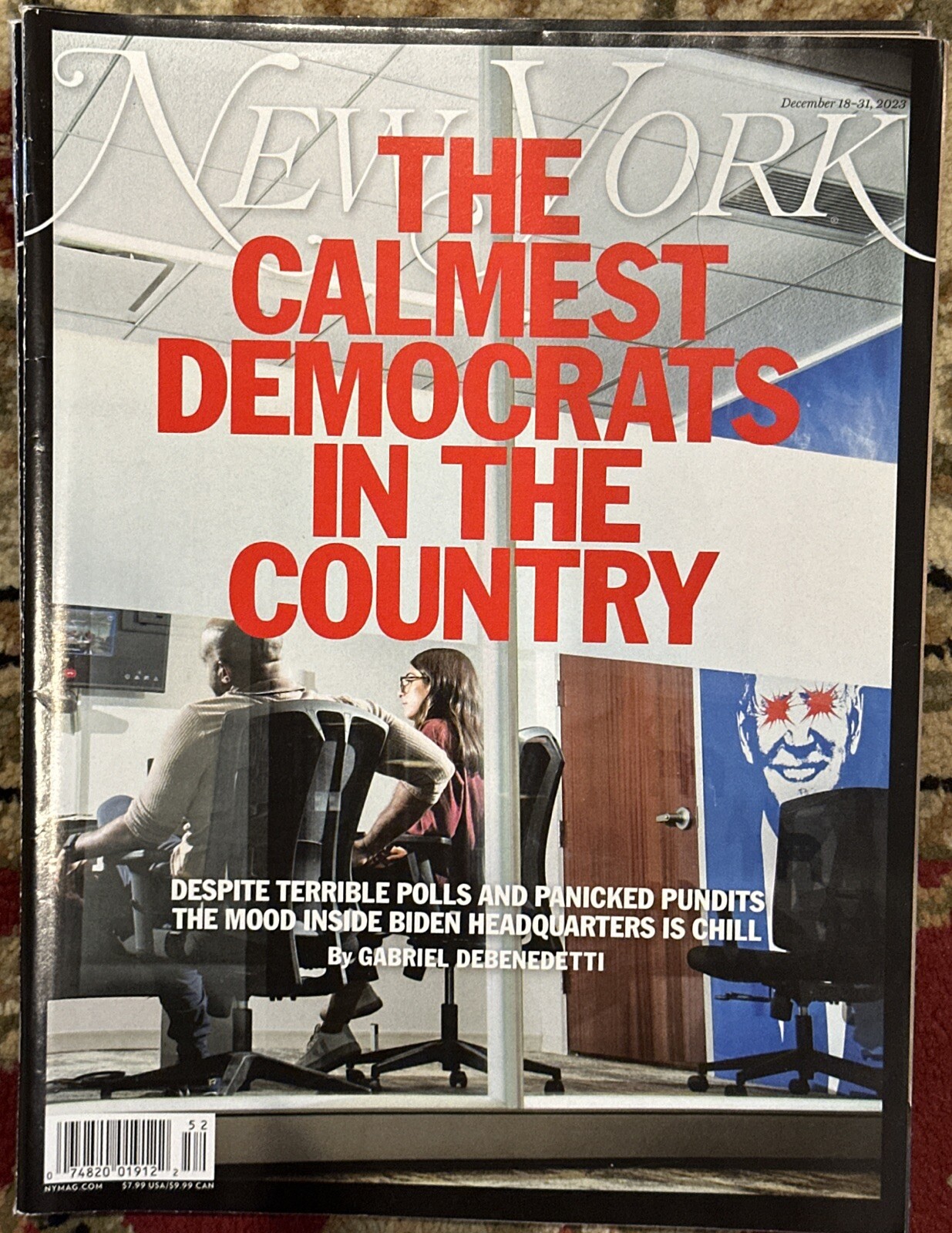 NEW YORK MAGAZINE December 18-31 Th 2023 The Calmest Democrats In The Country
