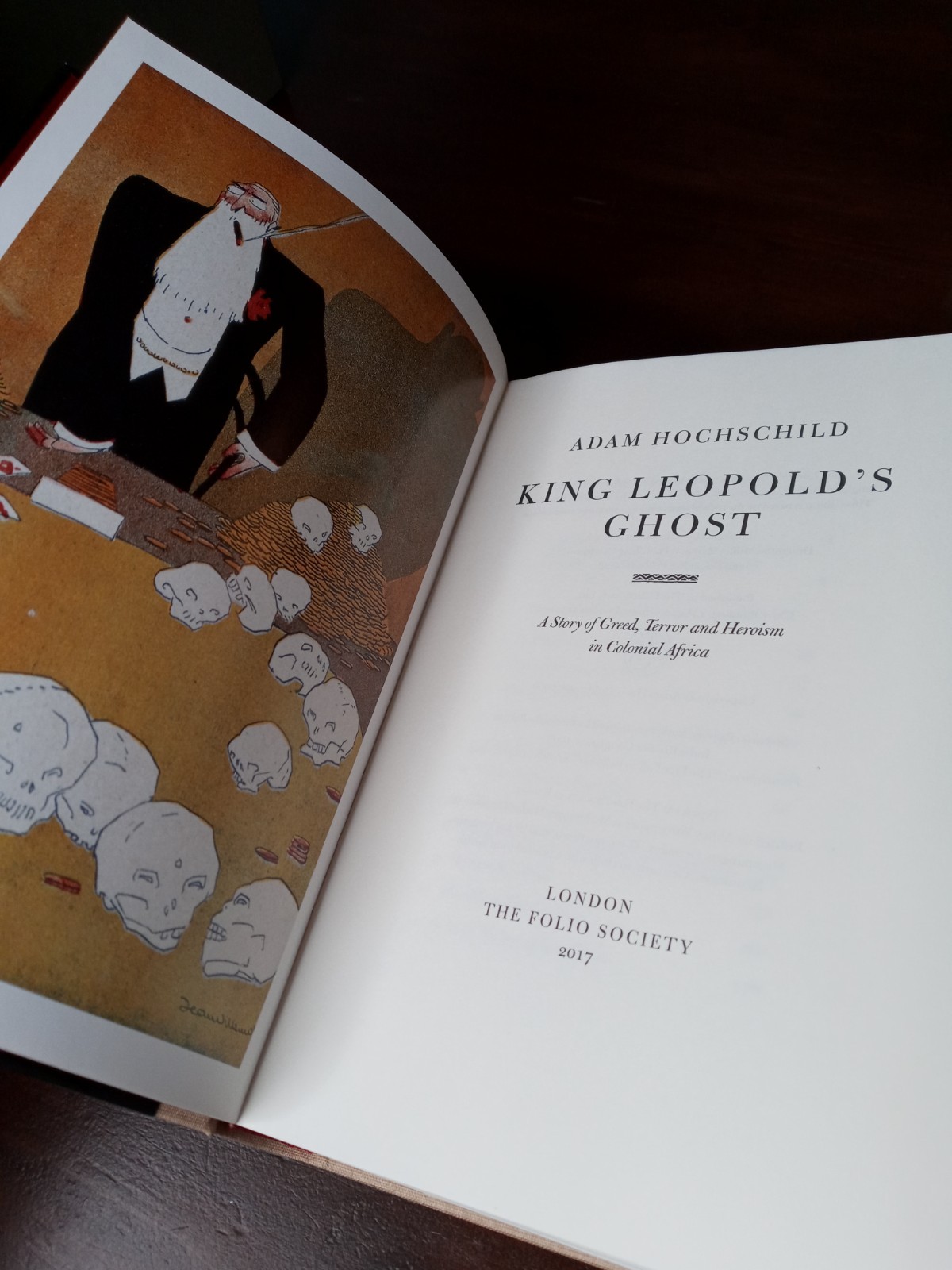 FOLIO SOCIETY – King Leopold’s Ghost – Adam Hochschild – w/slipcase – VG