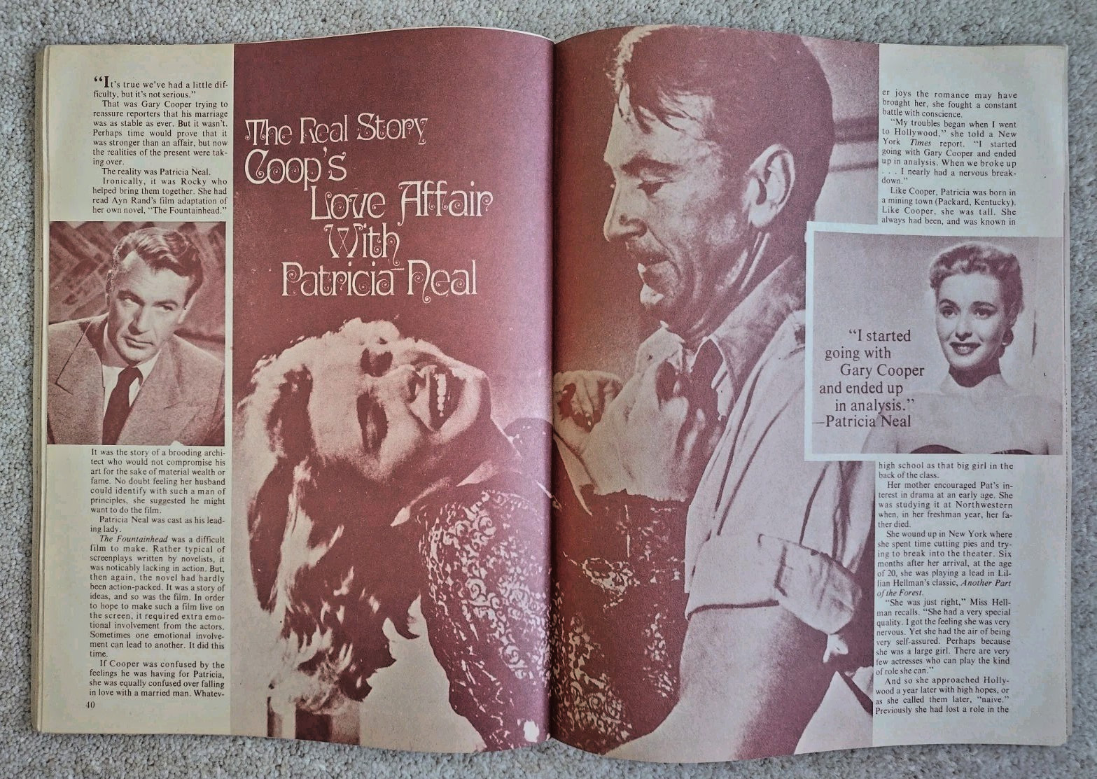 Gary Cooper Series Greats #6 (Barven, US, 1972) career retrospective 68pp