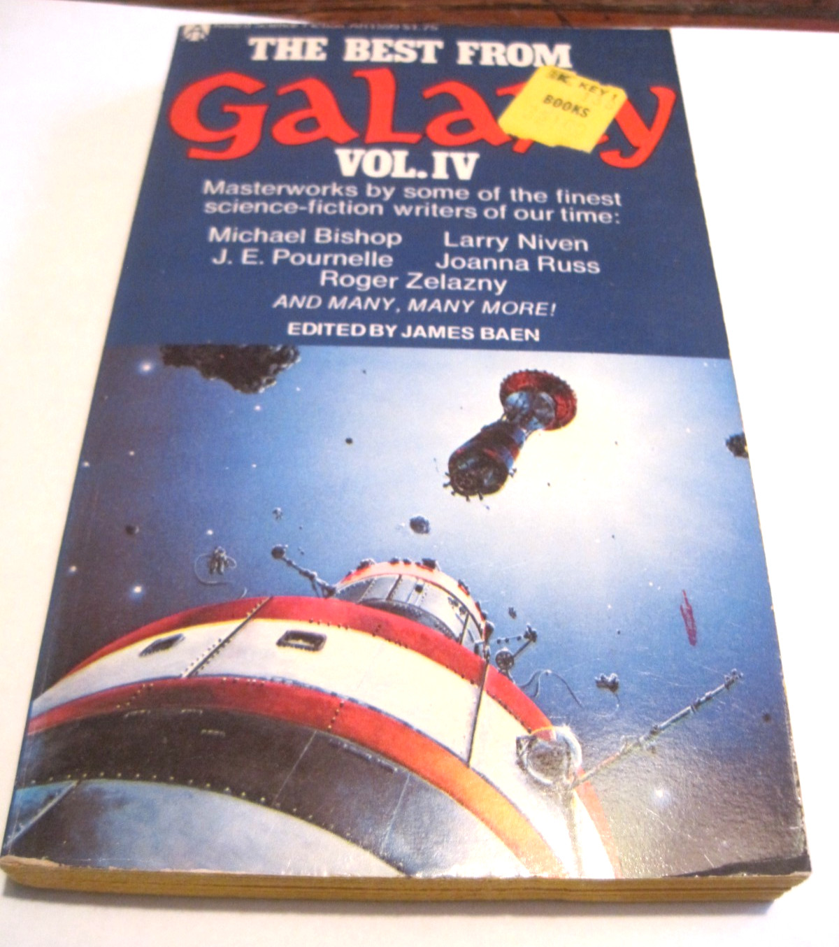 The Best From Galaxy Vol IV PBK- 1st Award Printing 1976 ED BY James Bean