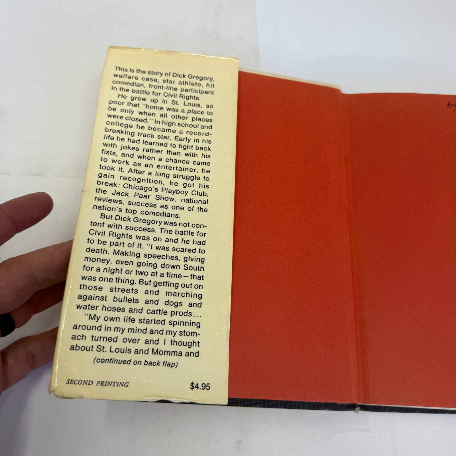 Dick Gregory An Autobiography 1964 E.P. Dutton HC DJ Civil Rights Comedian