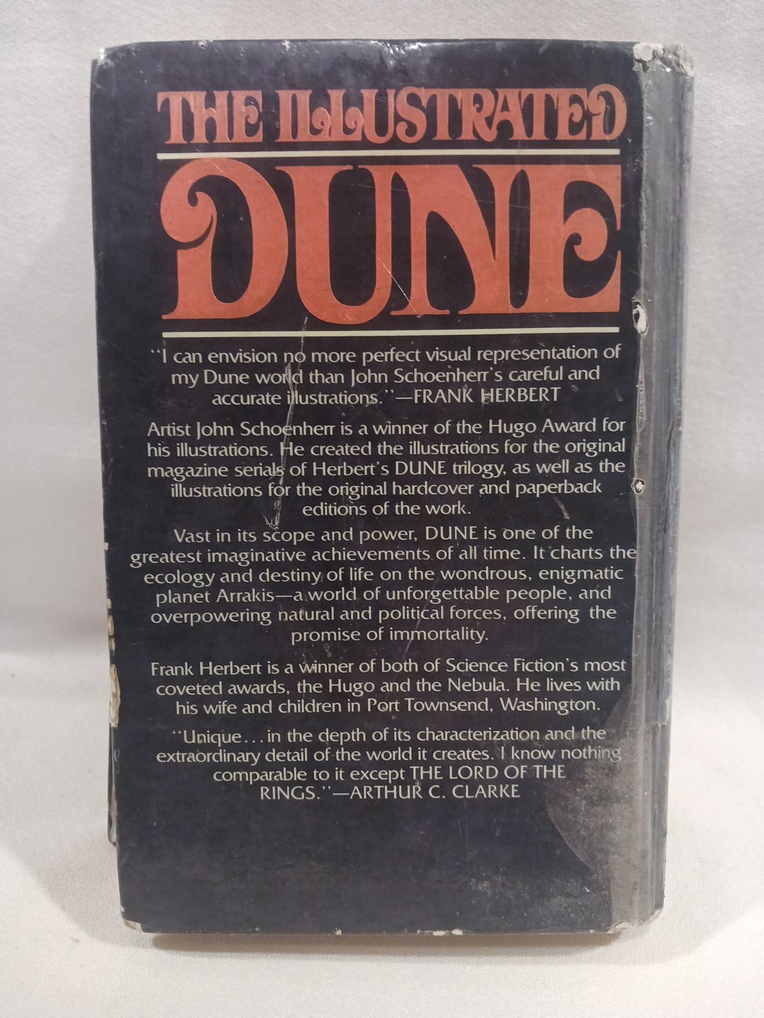The Illustrated Dune Frank Herbert 1978 First Edition Very Rare HARDCOVER Ex-lib