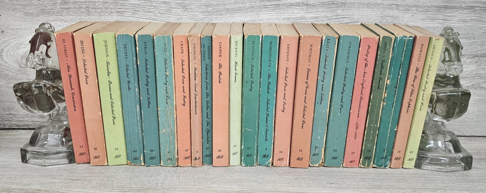 BIG Lot of 22 Rinehart Editions PB’s Dickens, Tennyson , Wadsworth, Emerson….
