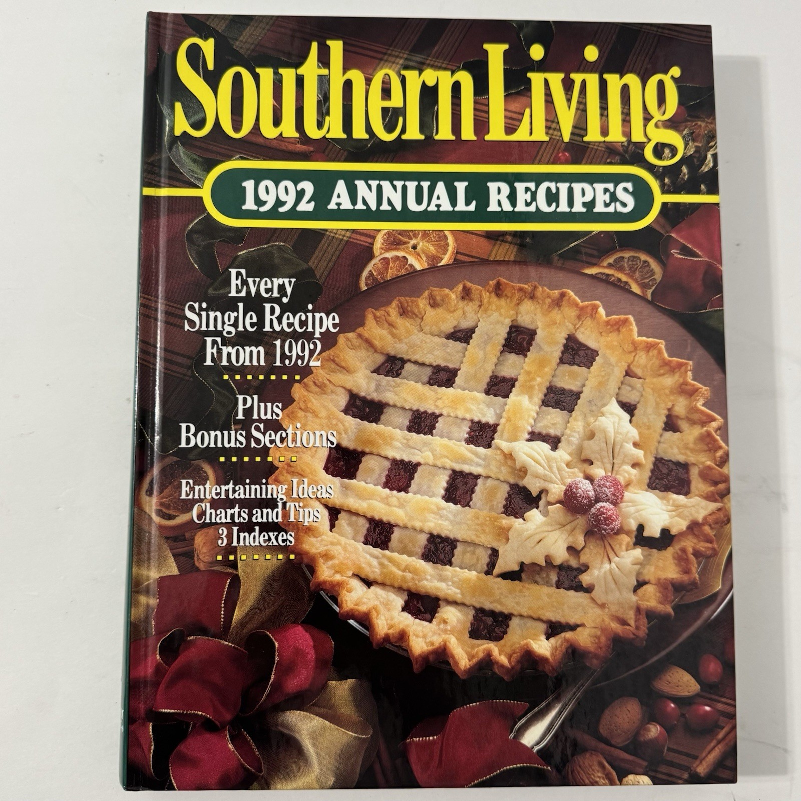 Southern Living 1992 Annual Recipes Cookbook -Every Recipe from 1992, 368 Pages