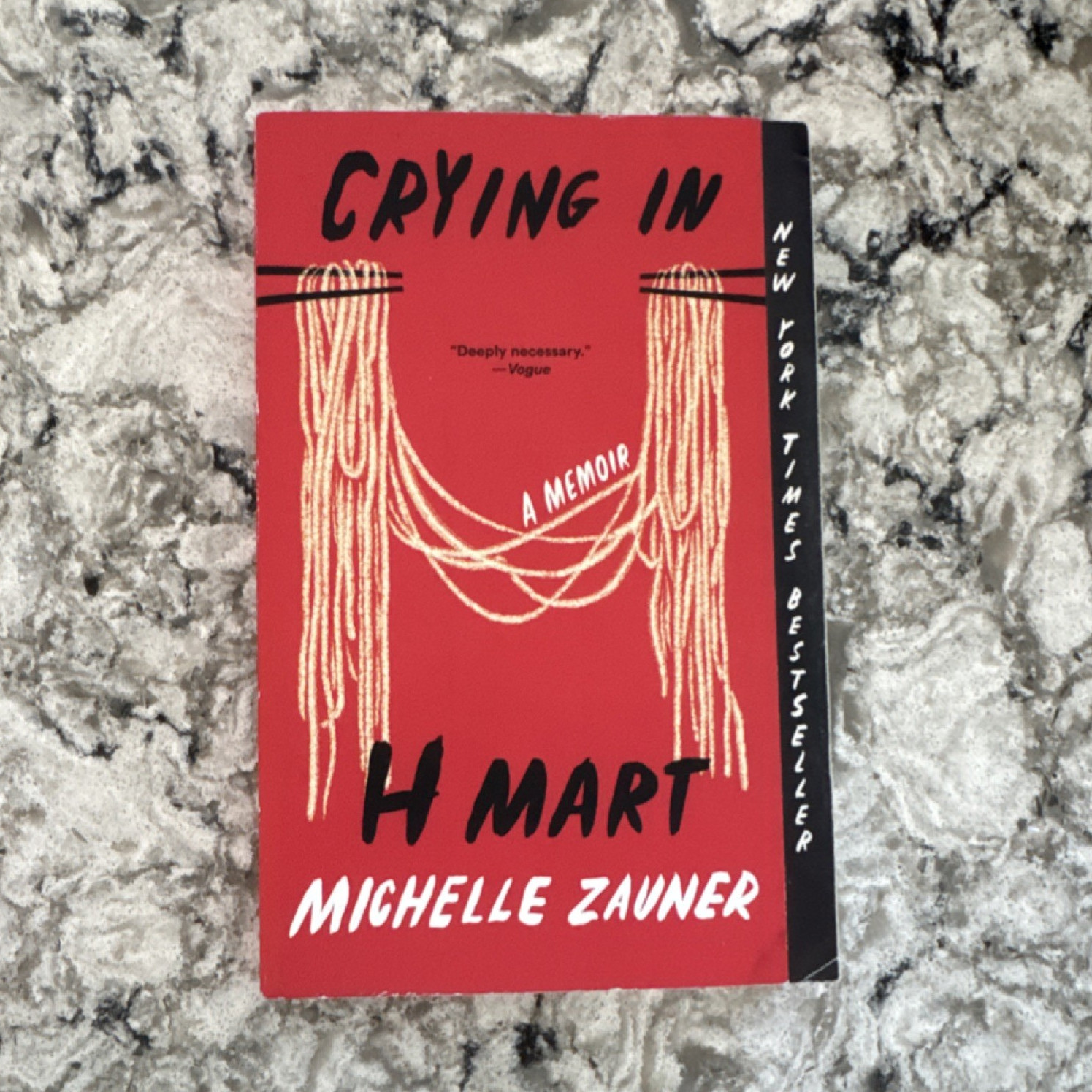 Michelle Zauner Crying in H Mart Paperback Vintage Books Memoir NYT Bestseller