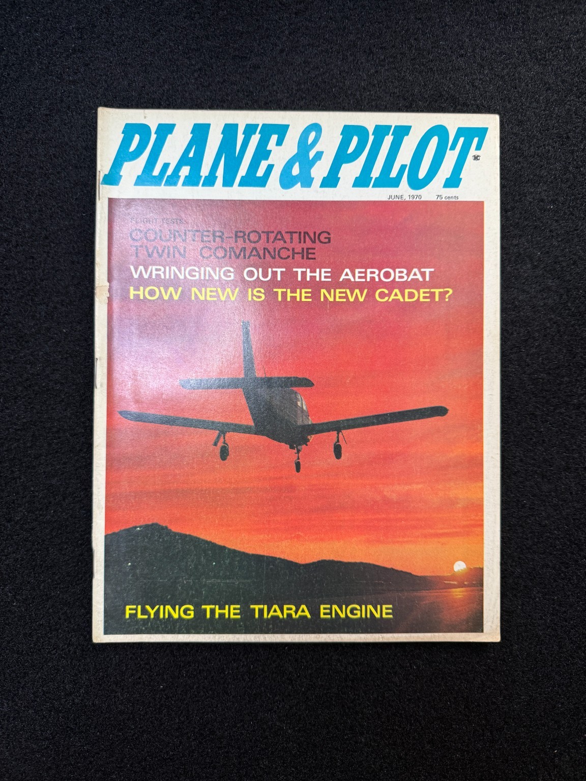 Plane & Pilot Magazine June 1970 Twin Comanche Aviation Flying Vintage Aircraft