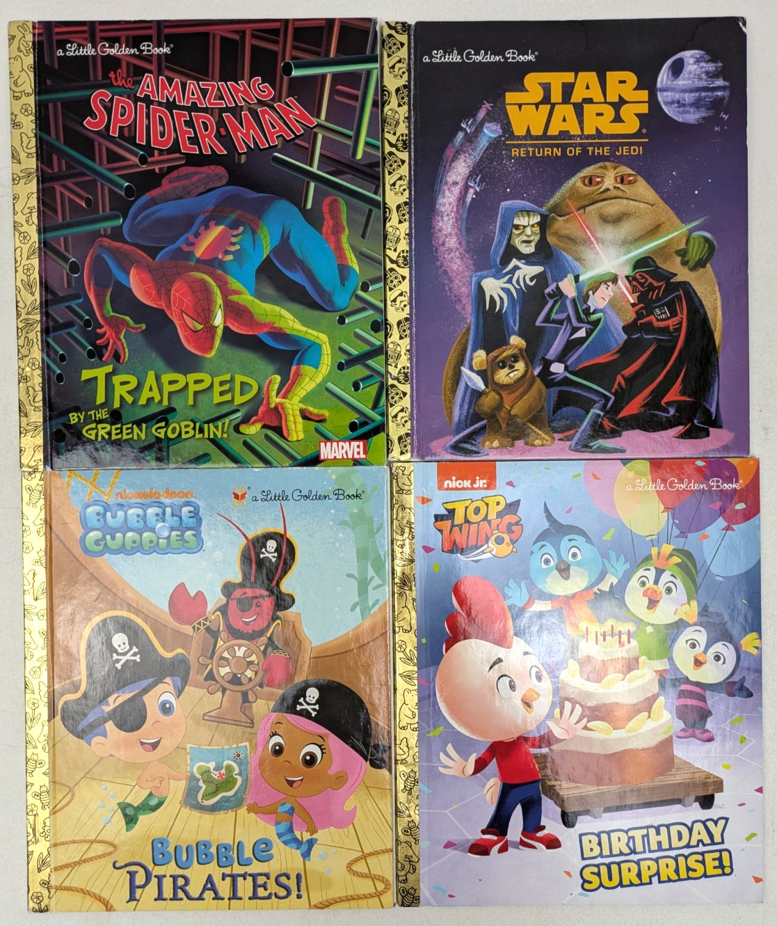 Little Golden Books Mixed Lot Of 35 Modern ~ Star Wars Marvel Biography Disney