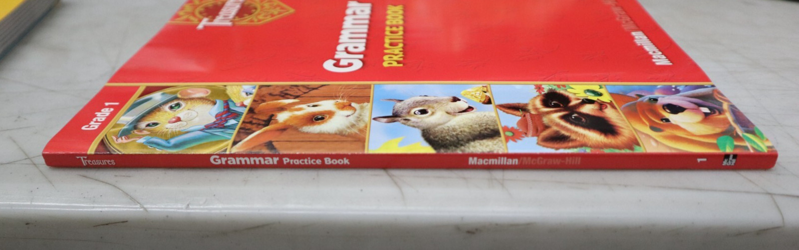 Treasures: Grammar Practice Book, Grade 1 Paperback by McGraw-Hill