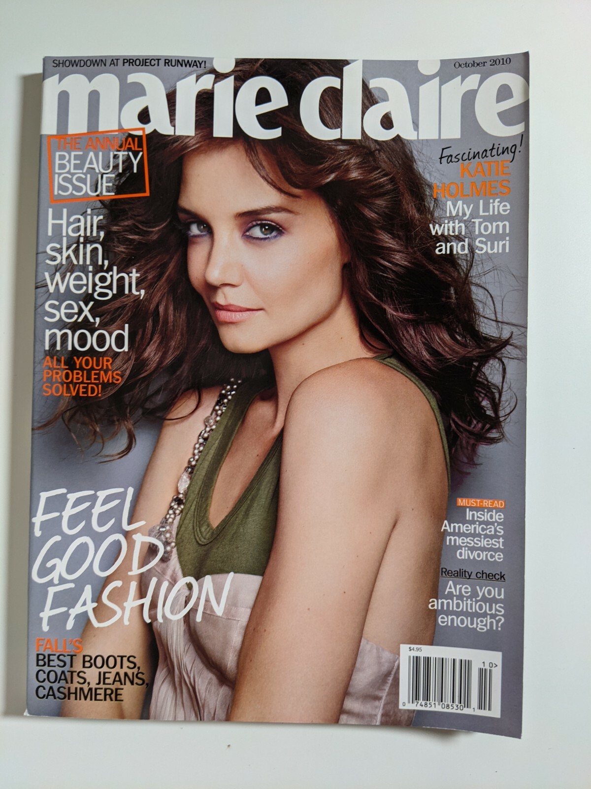 Marie Claire Magazine Katie Holmes October 2010 | Mint