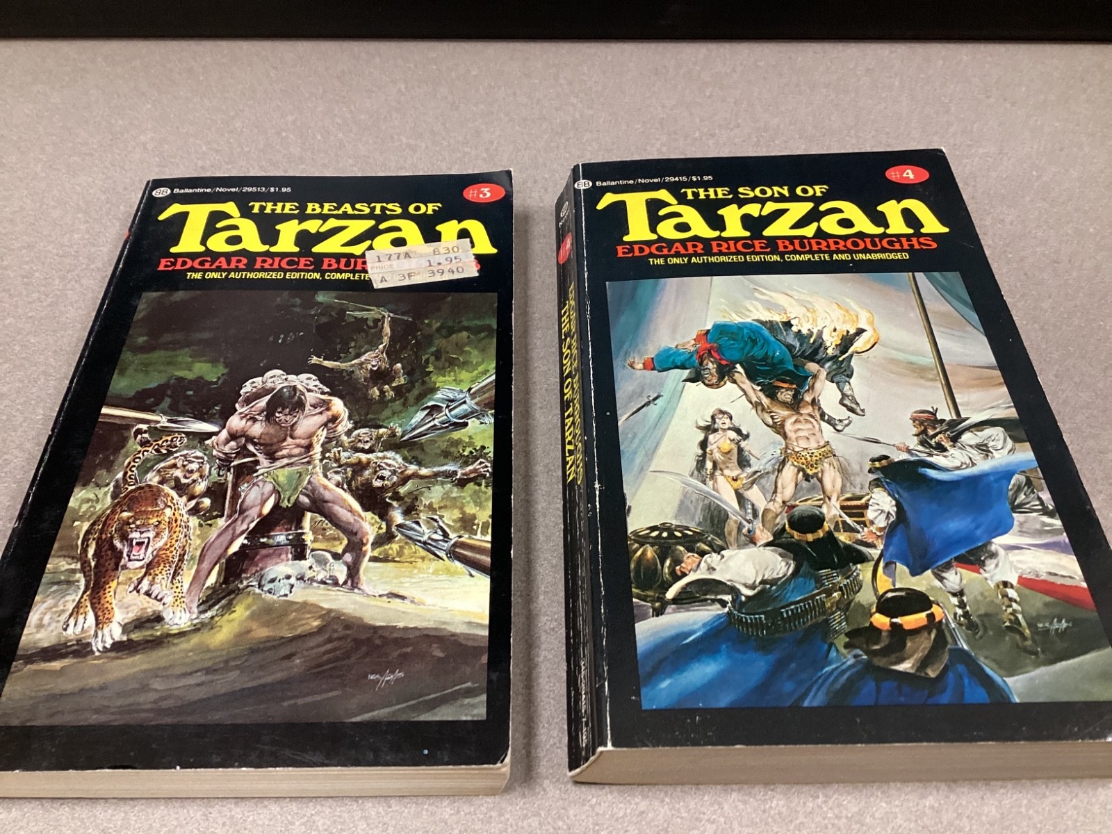 TARZAN PAPERBACK SERIES 1-9
