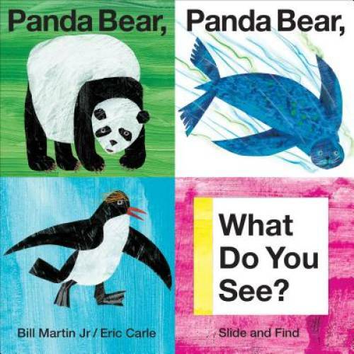 Panda Bear, Panda Bear, What Do You See? (Slide and Find) – Board book – GOOD