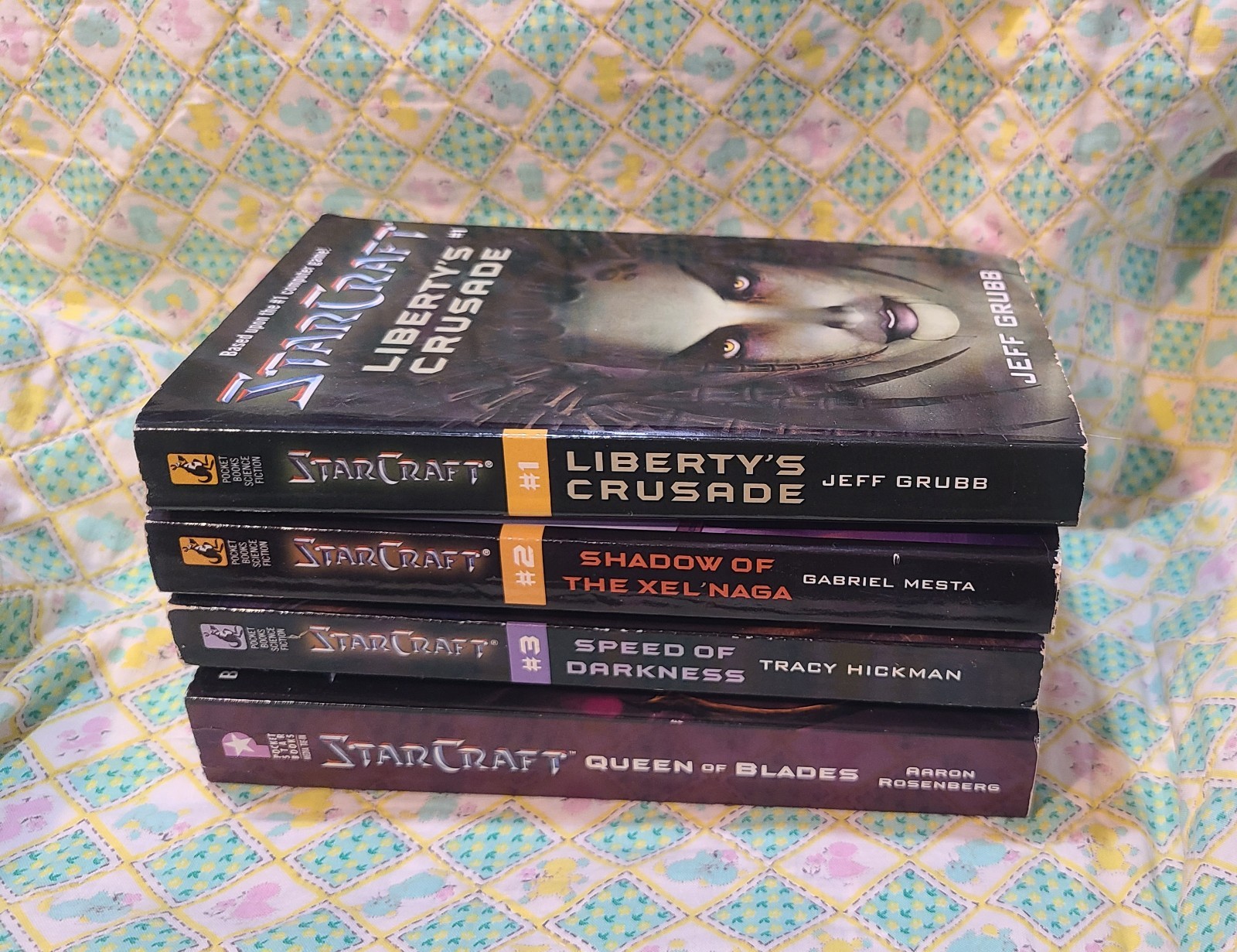 Lot of 4 StarCraft Vintage Paperbacks 2001-2006 Pocket Star Editions
