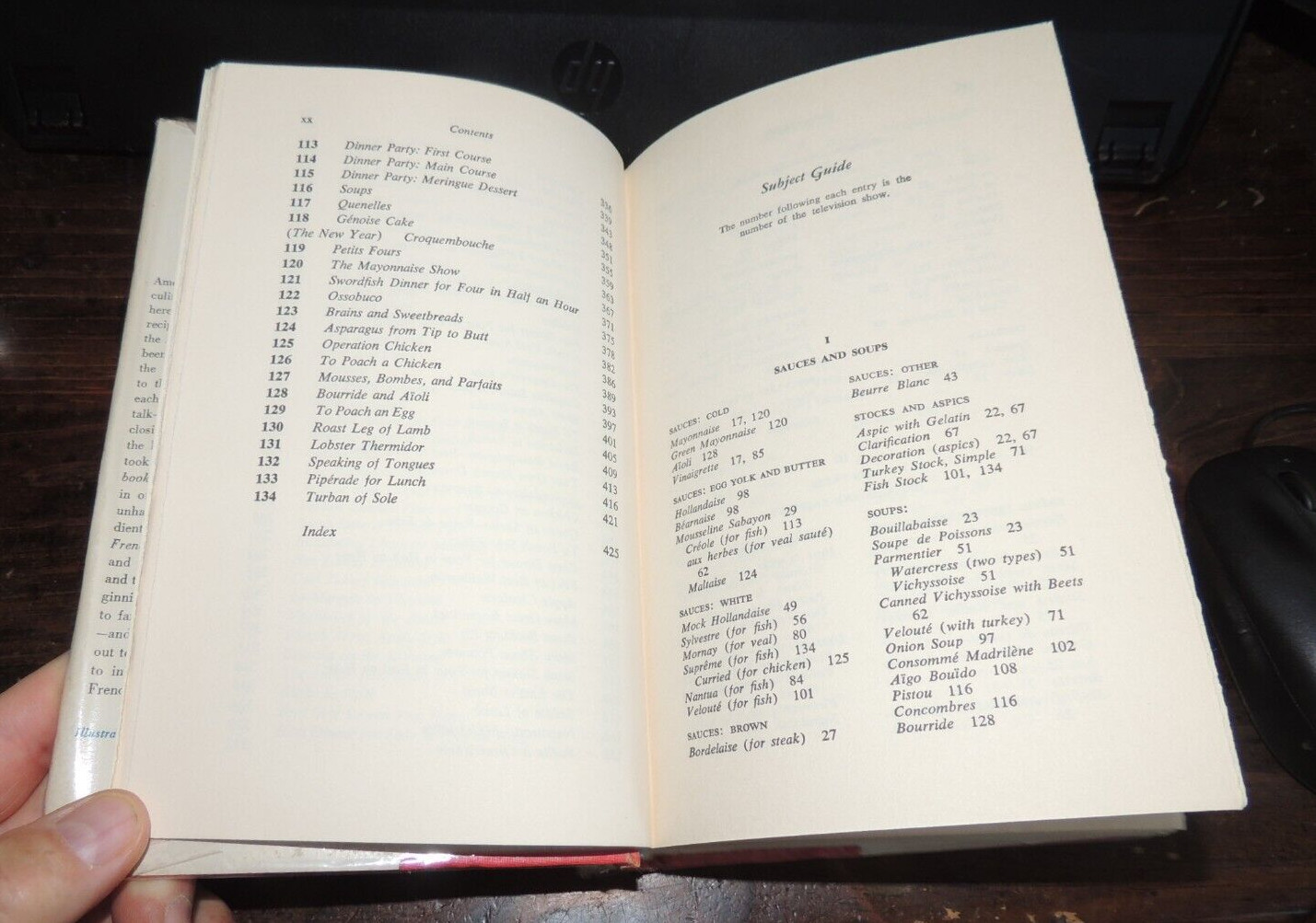 The French Chef Cookbook by Julia Child HC DJ 1968, 440 PAGES