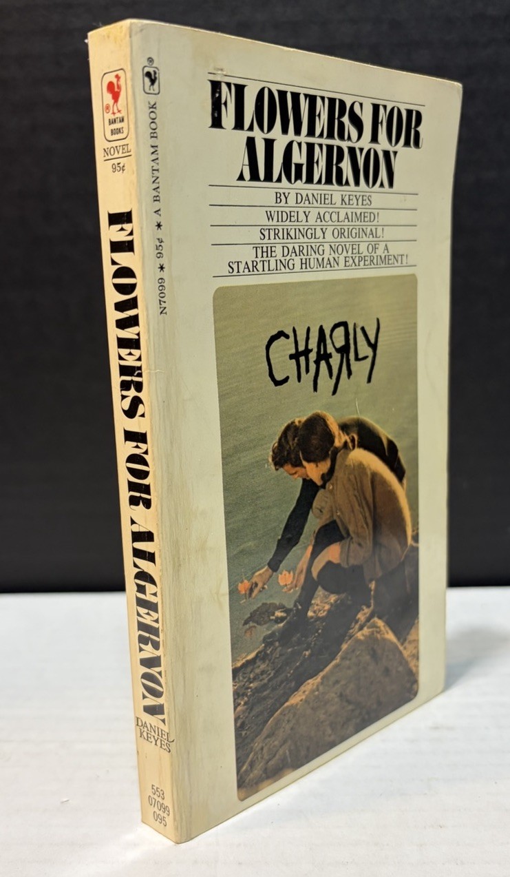 Vintage 1970 Bantam Books PB “FLOWERS FOR ALGERNON” by Daniel Keyes