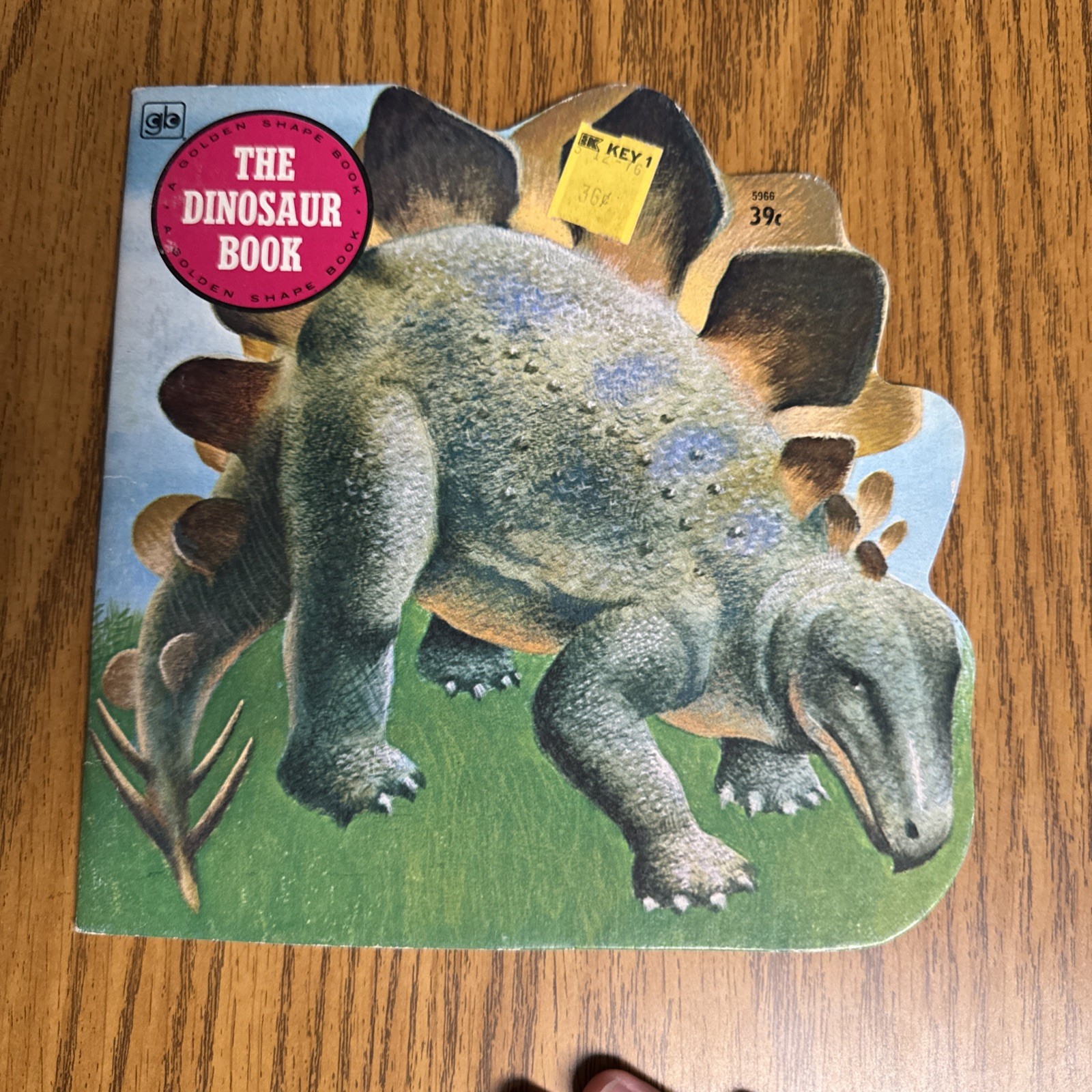 The Dinosaur Book Golden Press Shape Children Book Vintage 1975