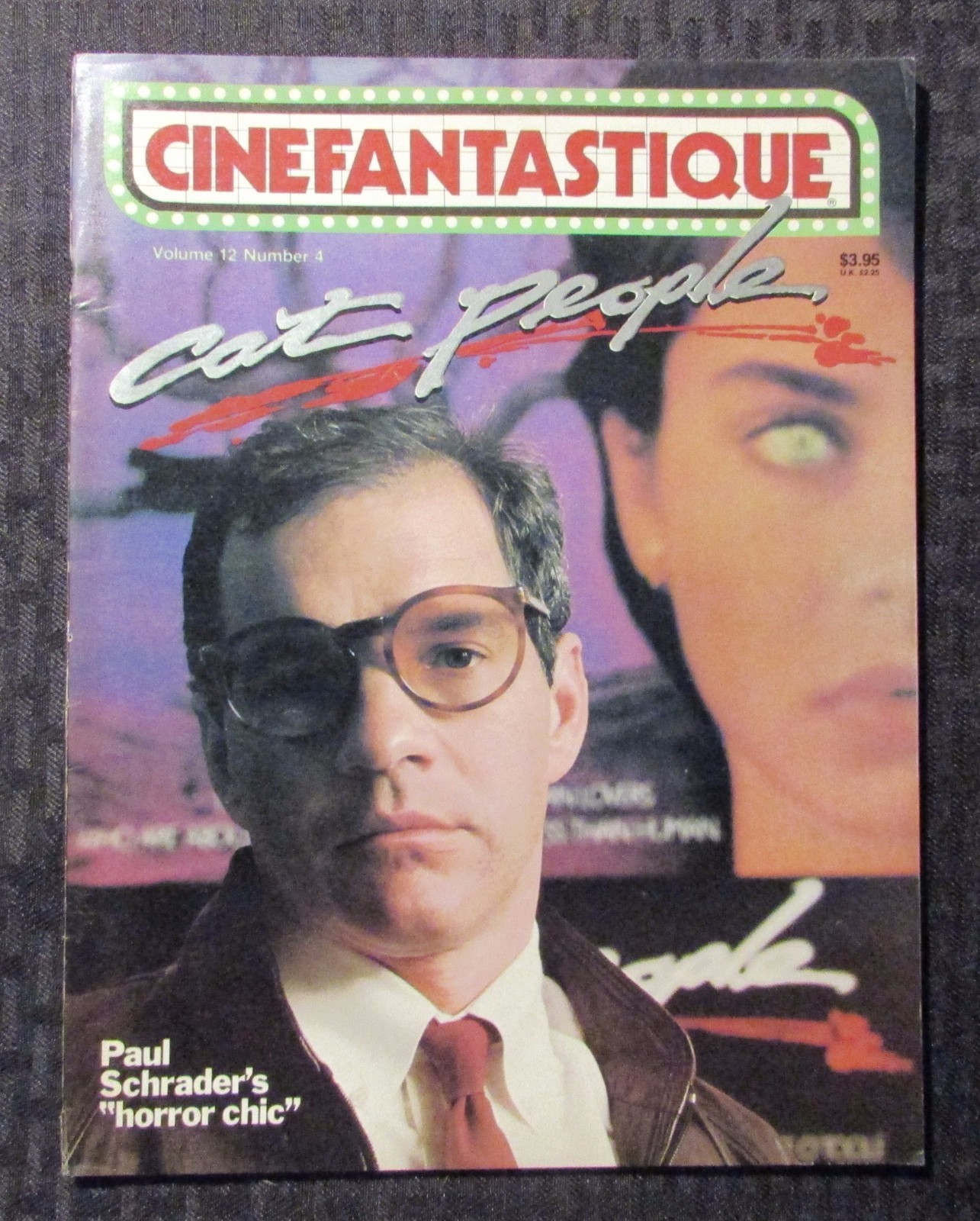 1982 CINEFANTASTIQUE Magazine v.12 #4 FN+ 6.5 Cat People / Paul Schrader