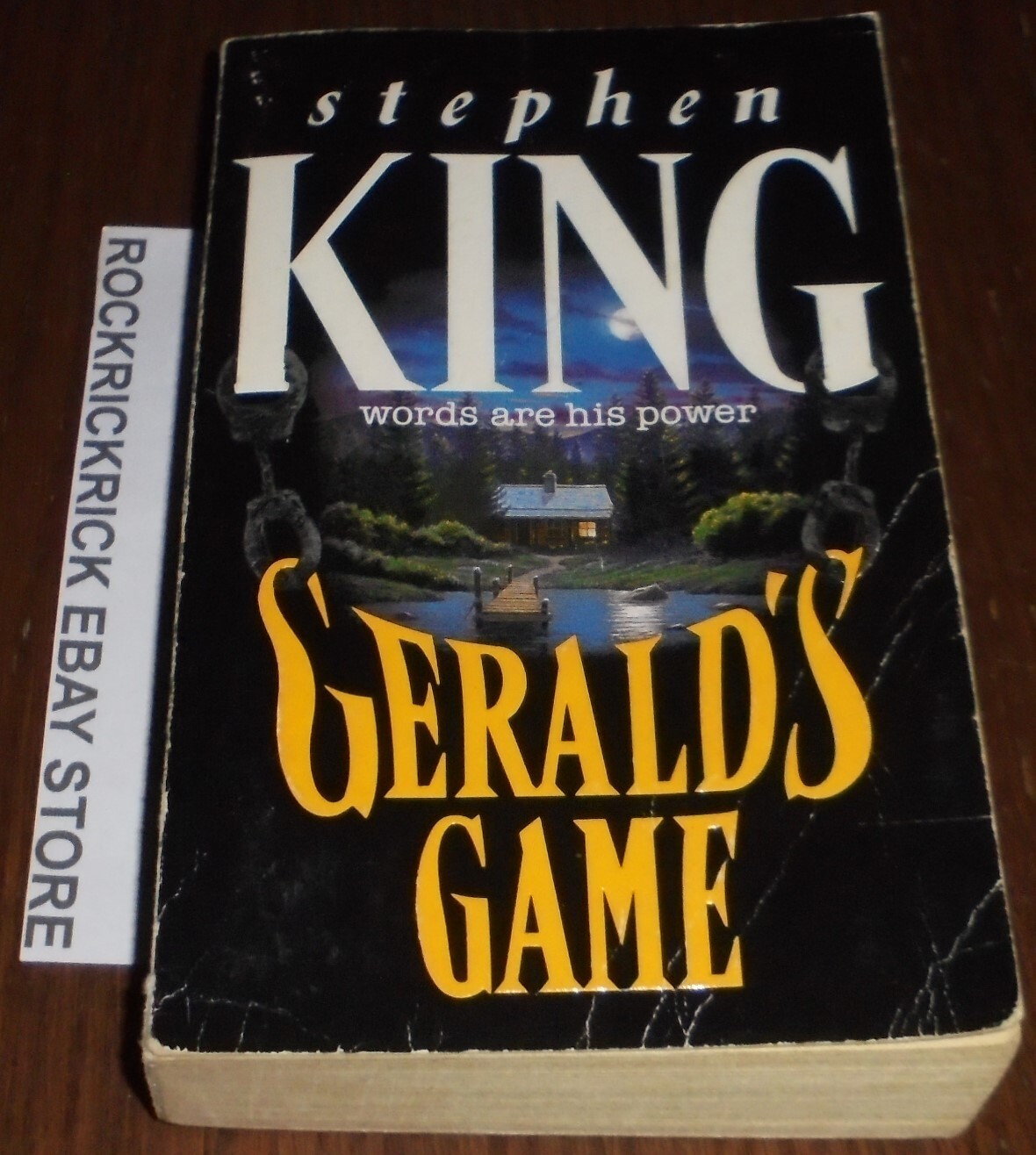 STEPHEN KING GERALD’S GAME BOOK 1993 HARDCOVER (394 PAGES)
