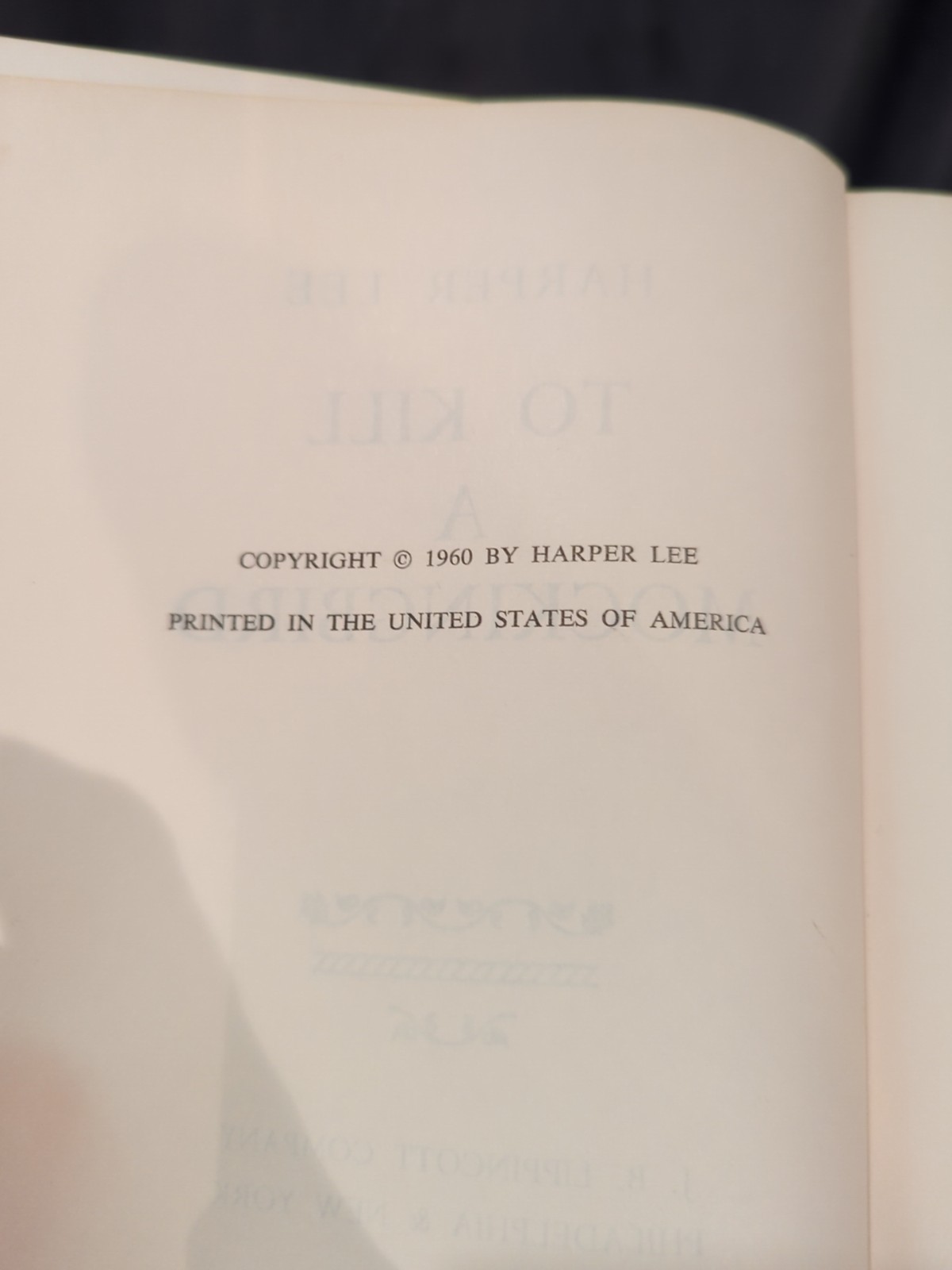 Harper Lee – To KIll a Mockingbird – 1960 – Book Club Edition –