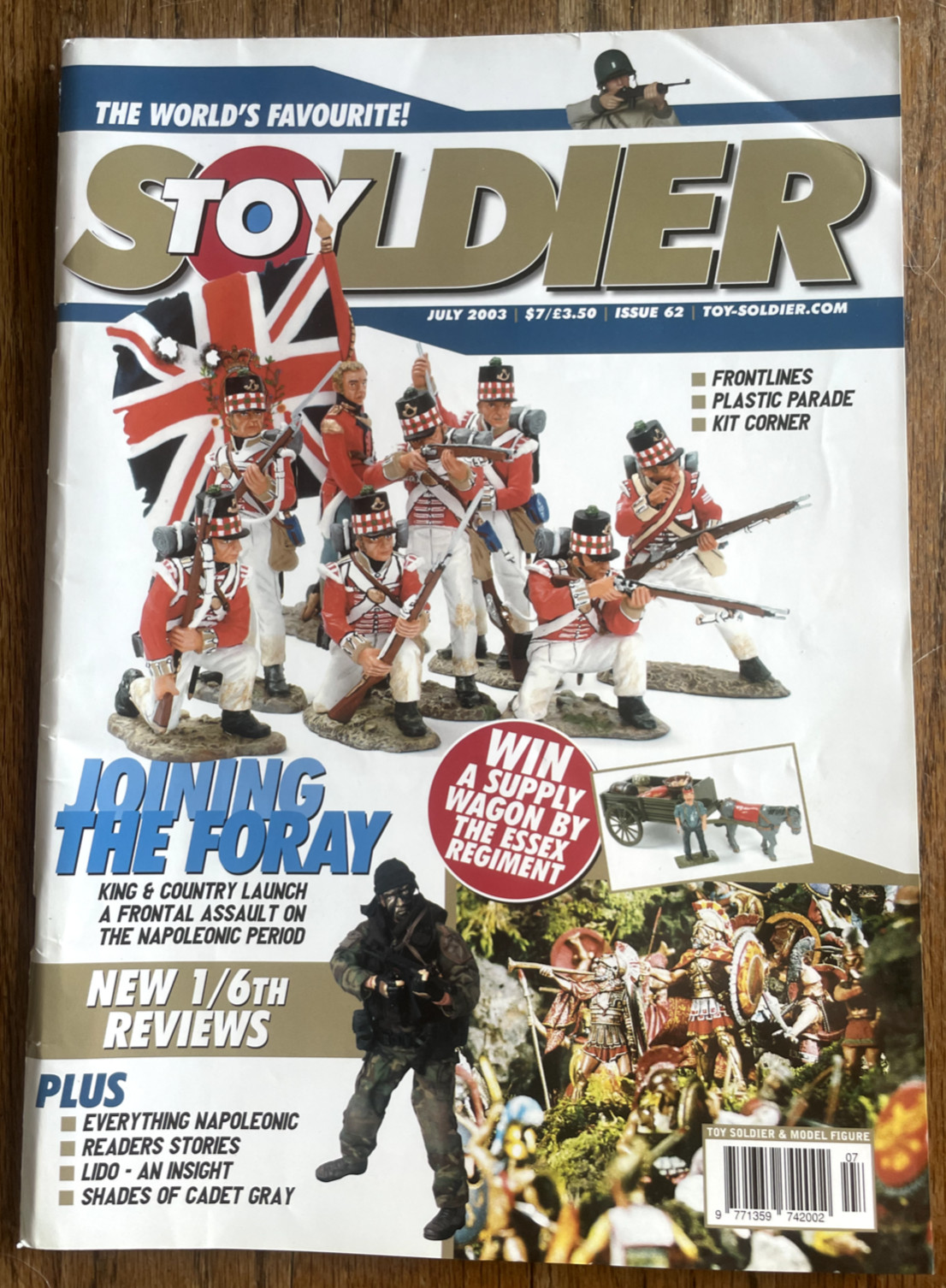 Toy Soldier Magazine – Issue 62 – July 2003 – 76 Pages with Paper Army Insert